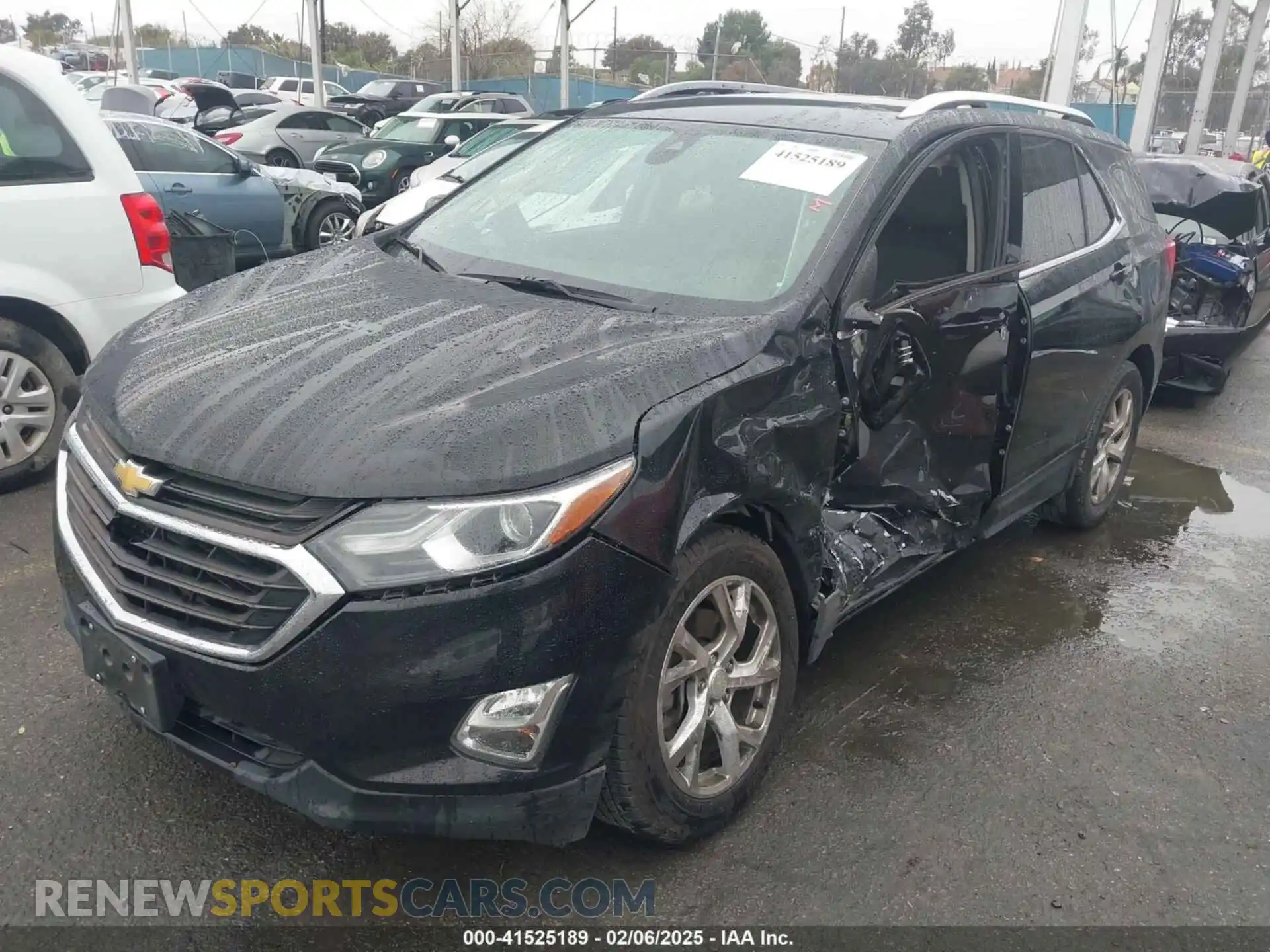 2 fotografías del automóvil dañado 3GNAXLEX3LL254288 CHEVROLET EQUINOX 2020