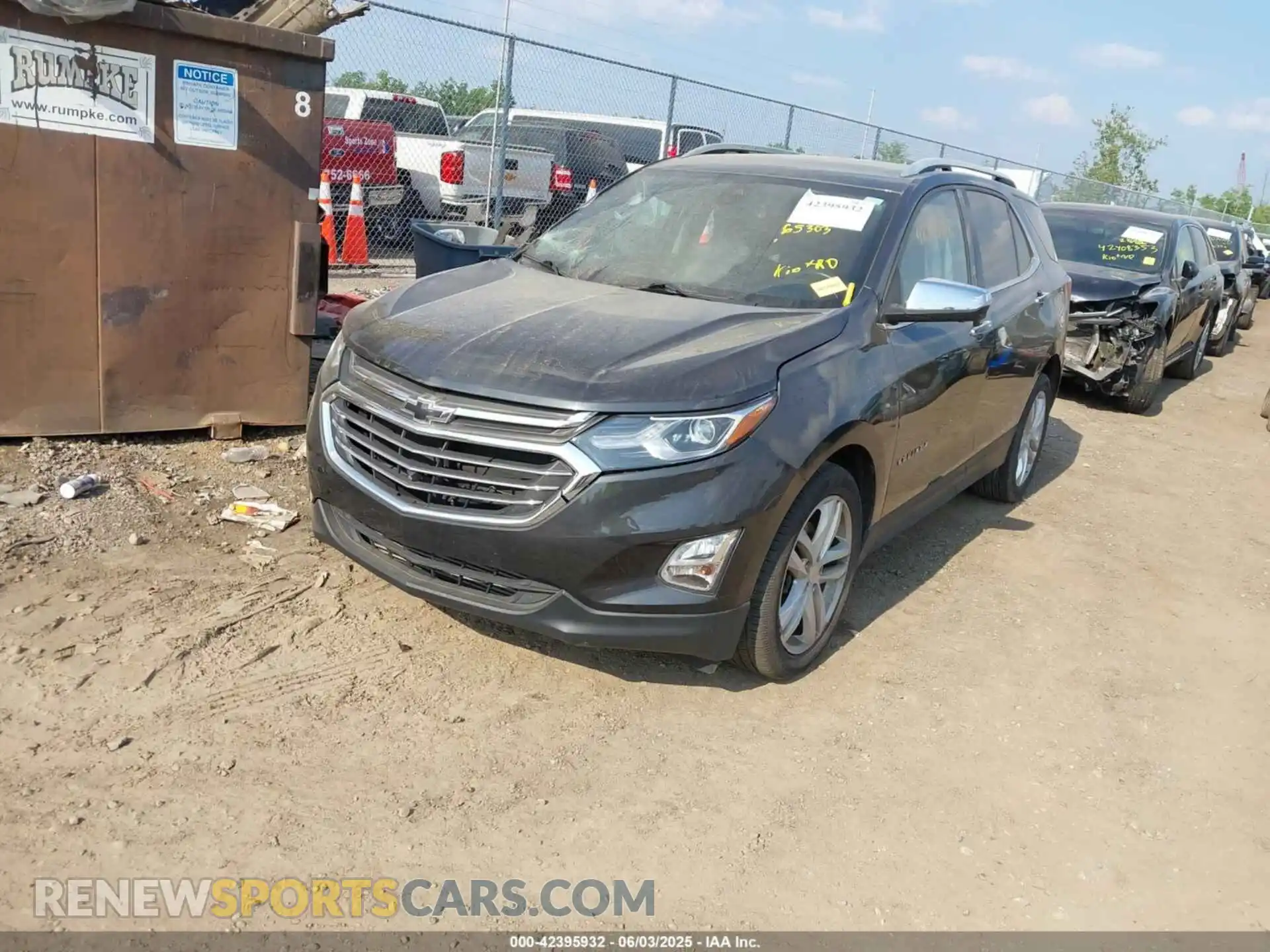 2 Photograph of a damaged car 3GNAXPEX3LS512046 CHEVROLET EQUINOX 2020