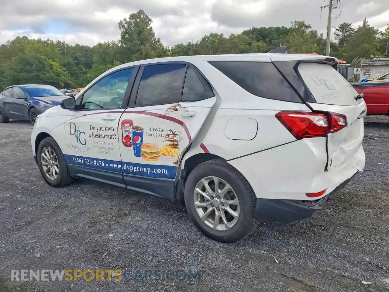 2 Photograph of a damaged car 2GNAXHEV4M6157795 CHEVROLET EQUINOX 2021