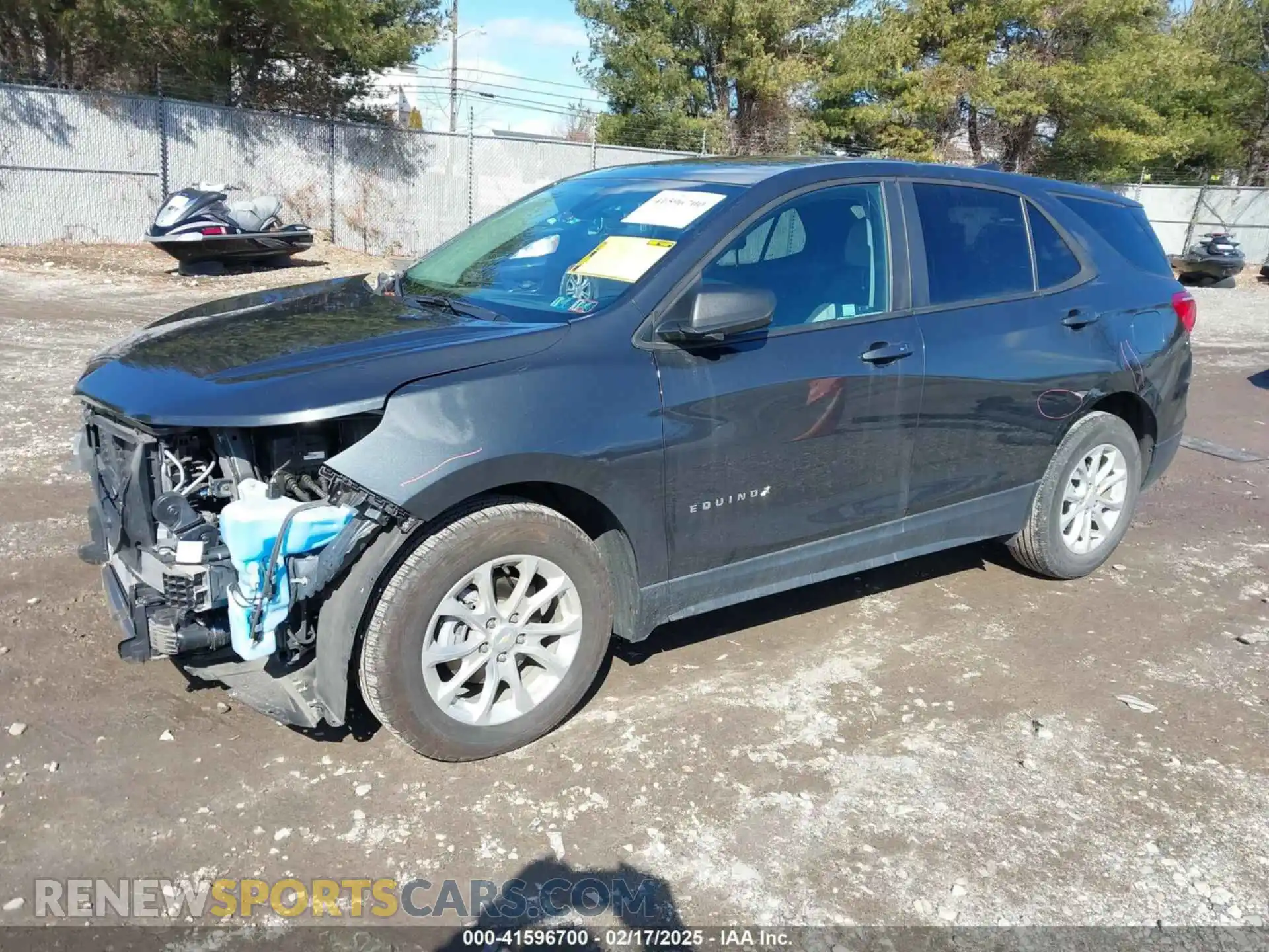 2 fotografías del automóvil dañado 2GNAXHEVXM6114465 CHEVROLET EQUINOX 2021