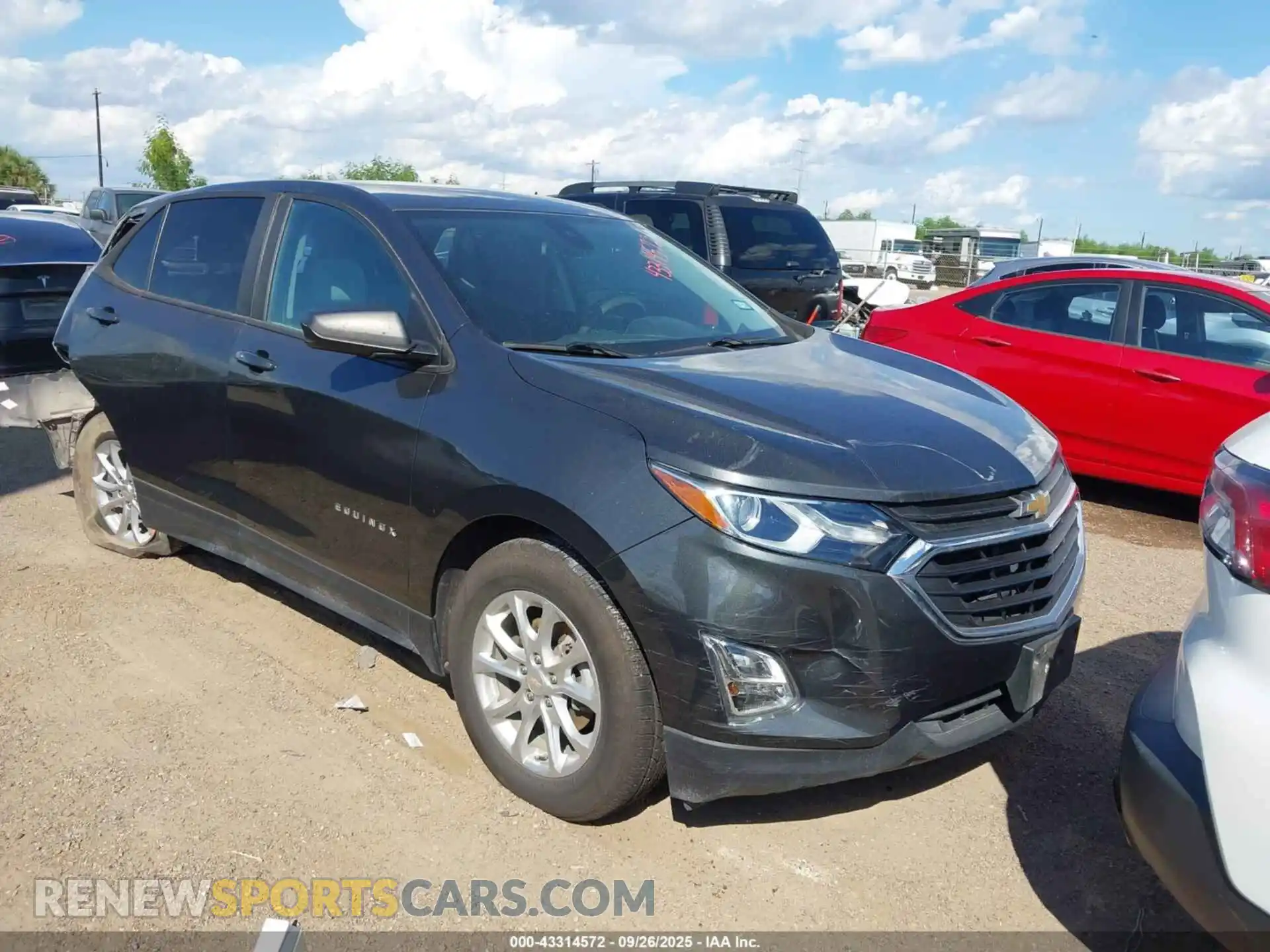 1 Photograph of a damaged car 2GNAXHEVXM6158529 CHEVROLET EQUINOX 2021