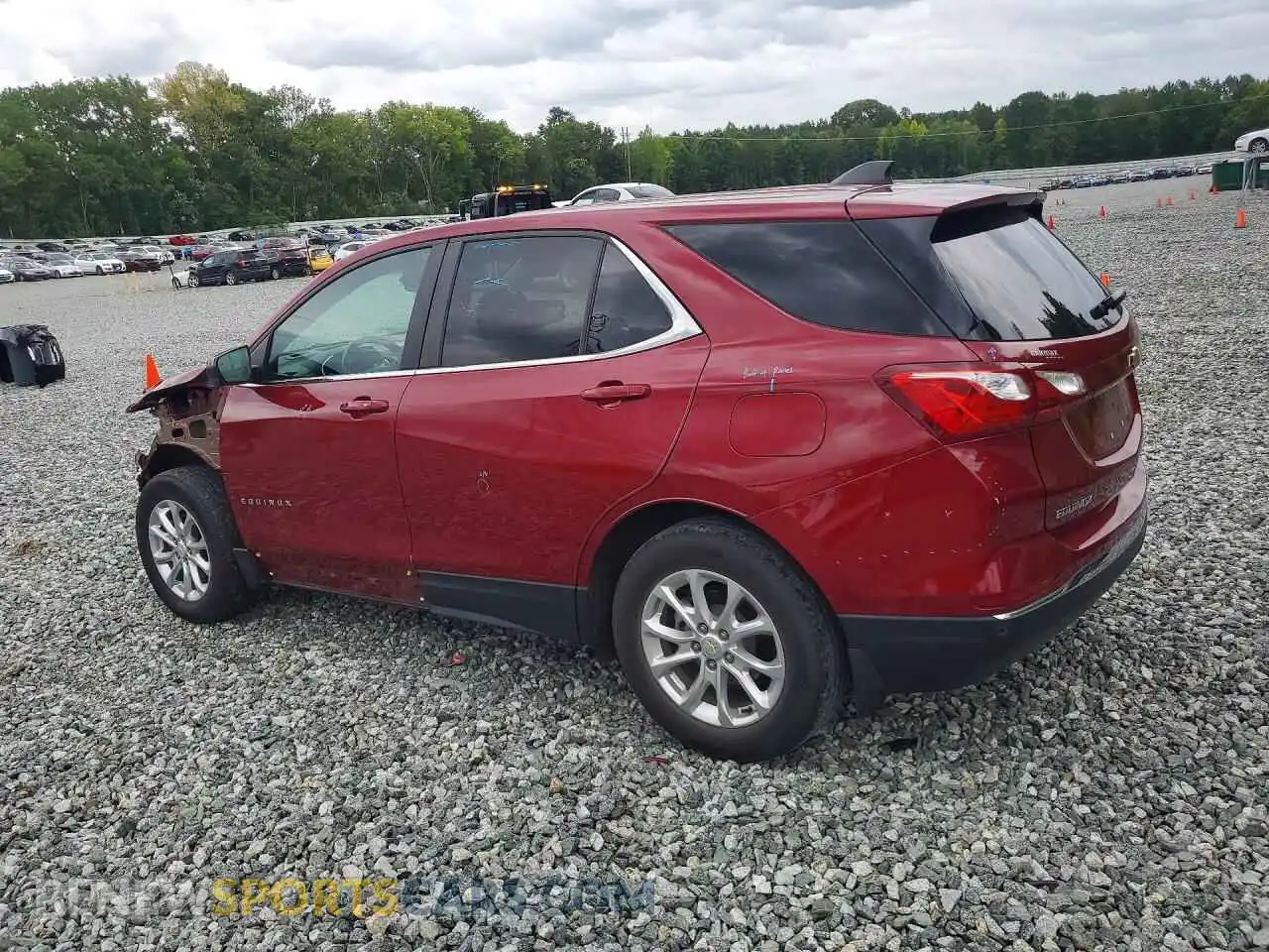 2 fotografías del automóvil dañado 2GNAXKEV3M6120184 CHEVROLET EQUINOX 2021