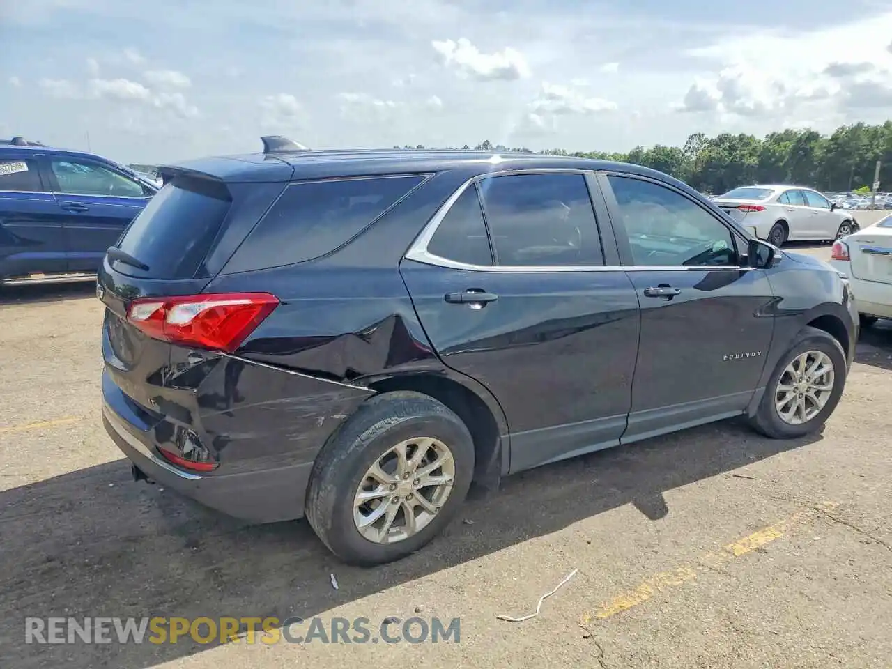 3 fotografías del automóvil dañado 2GNAXKEVXM6149763 CHEVROLET EQUINOX 2021