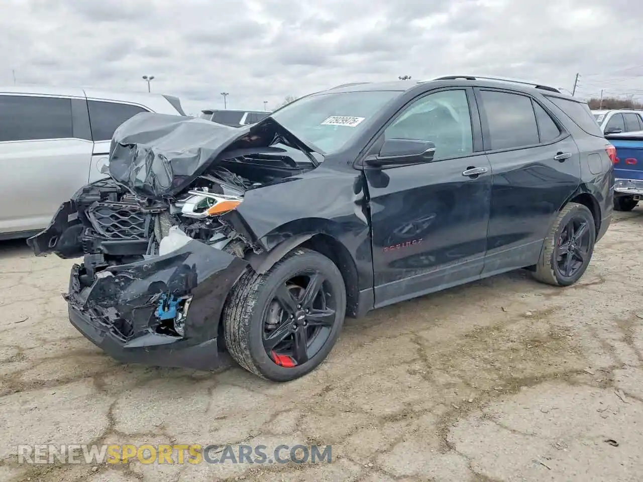 1 Photograph of a damaged car 2GNAXNEV2M6160693 CHEVROLET EQUINOX 2021