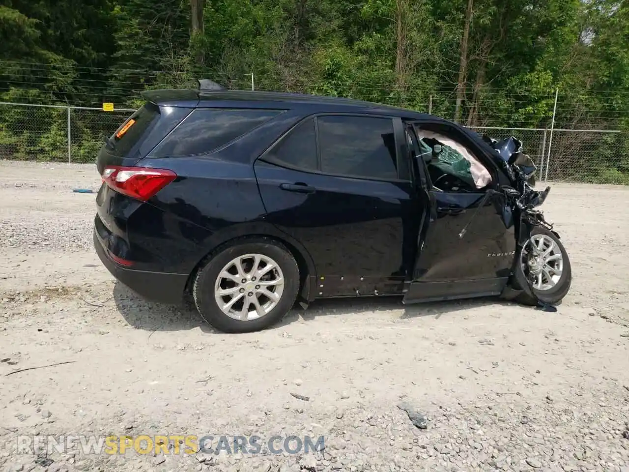 3 fotografías del automóvil dañado 2GNAXSEV1M6143589 CHEVROLET EQUINOX 2021