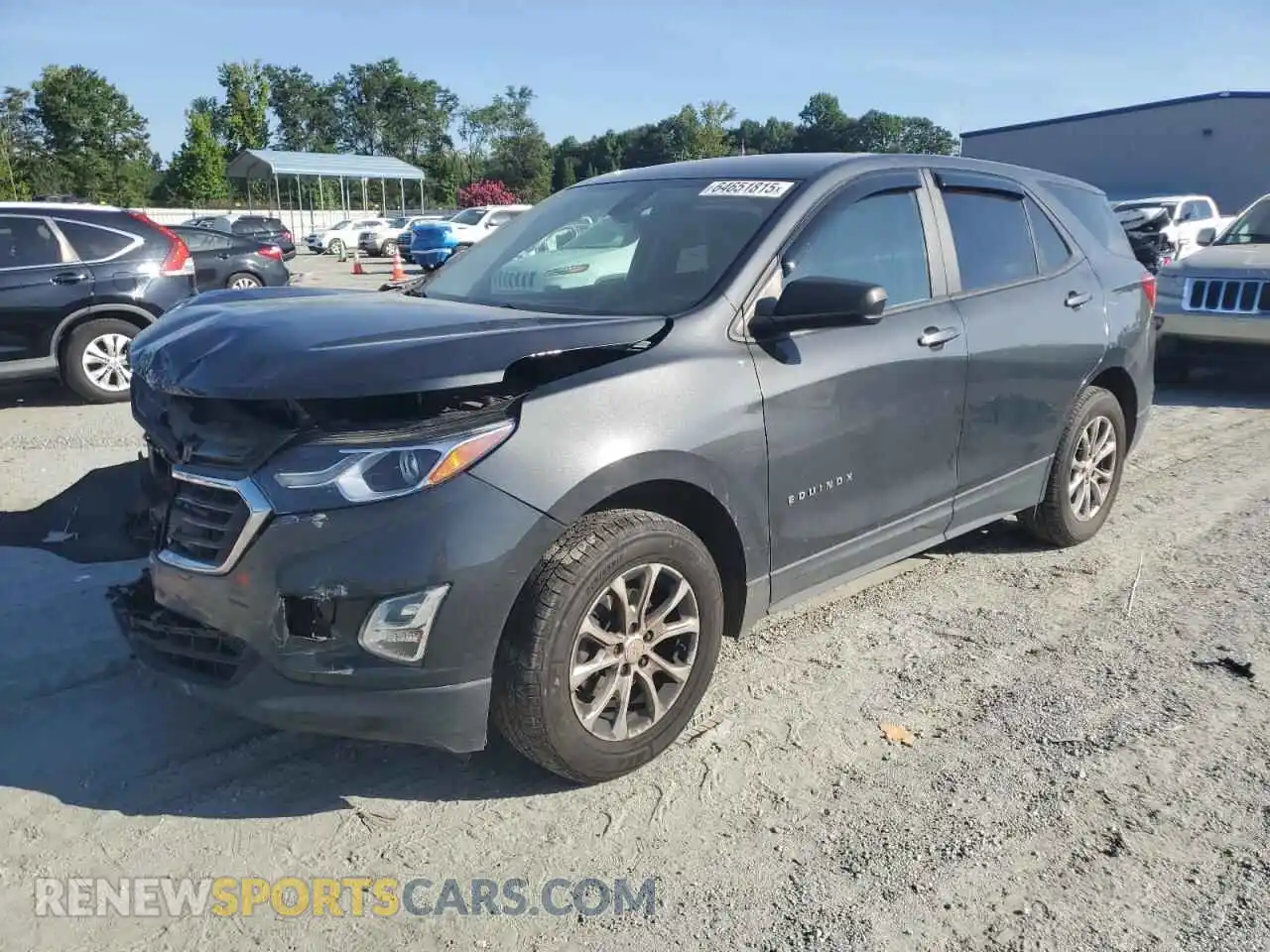 1 Фотография поврежденного автомобиля 2GNAXSEV6M6119675 CHEVROLET EQUINOX 2021