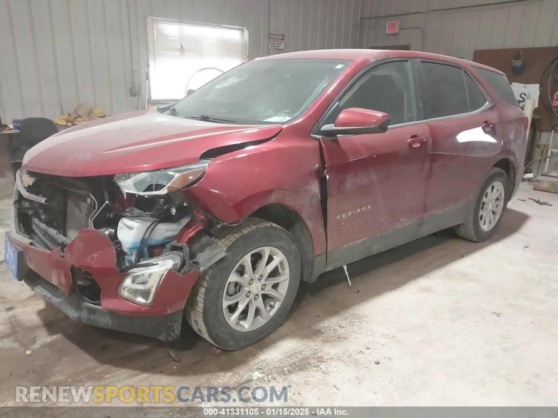 2 Photograph of a damaged car 2GNAXUEV2M6131494 CHEVROLET EQUINOX 2021