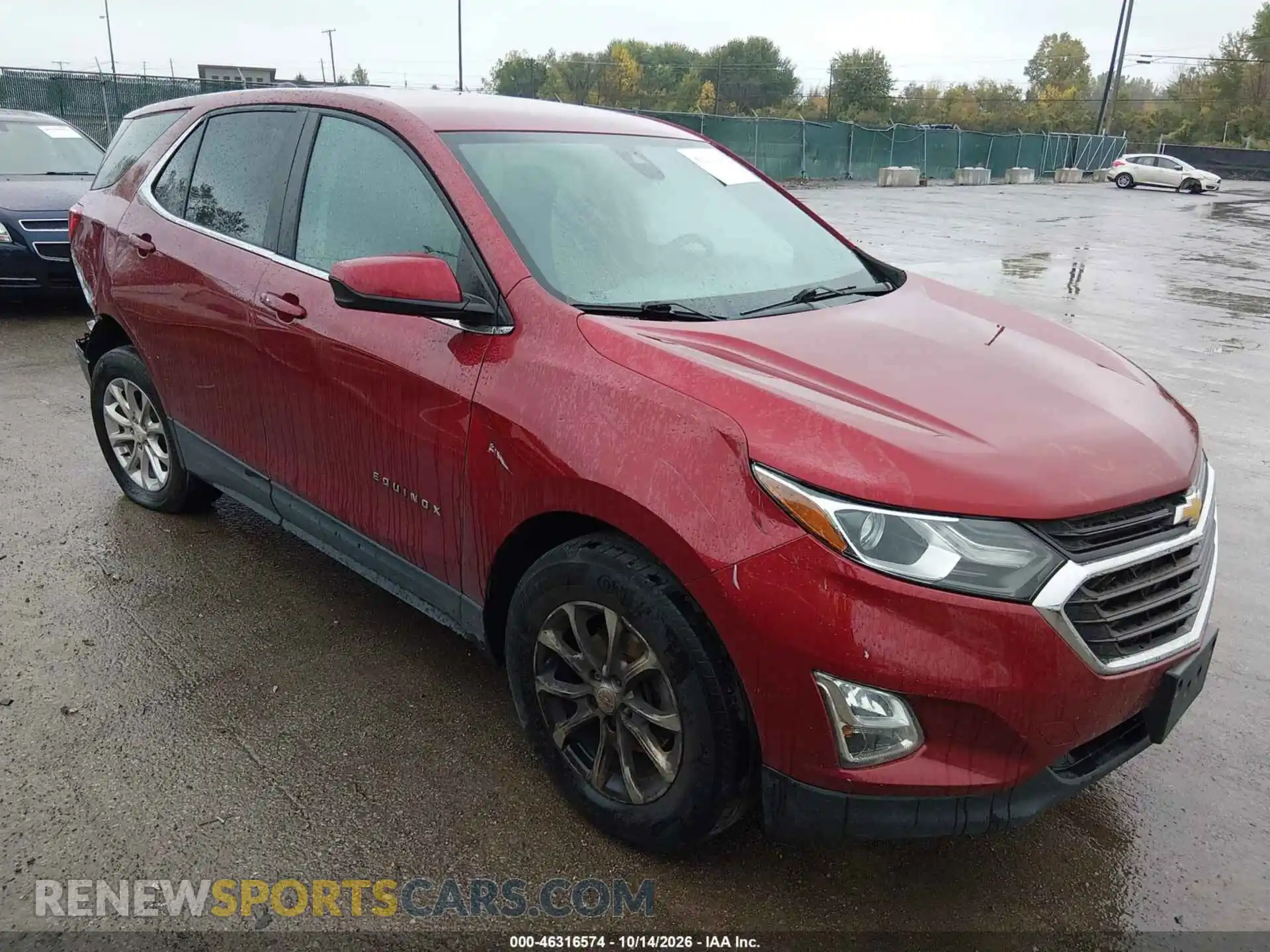1 Photograph of a damaged car 2GNAXUEV2M6152829 CHEVROLET EQUINOX 2021