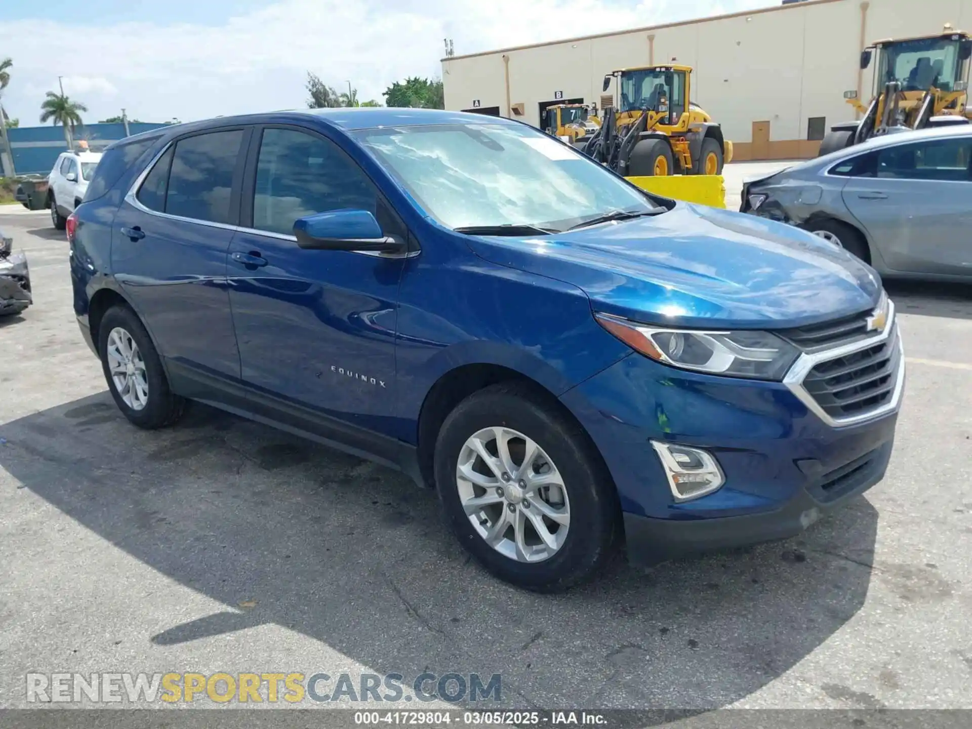 1 Photograph of a damaged car 2GNAXUEVXM6139844 CHEVROLET EQUINOX 2021