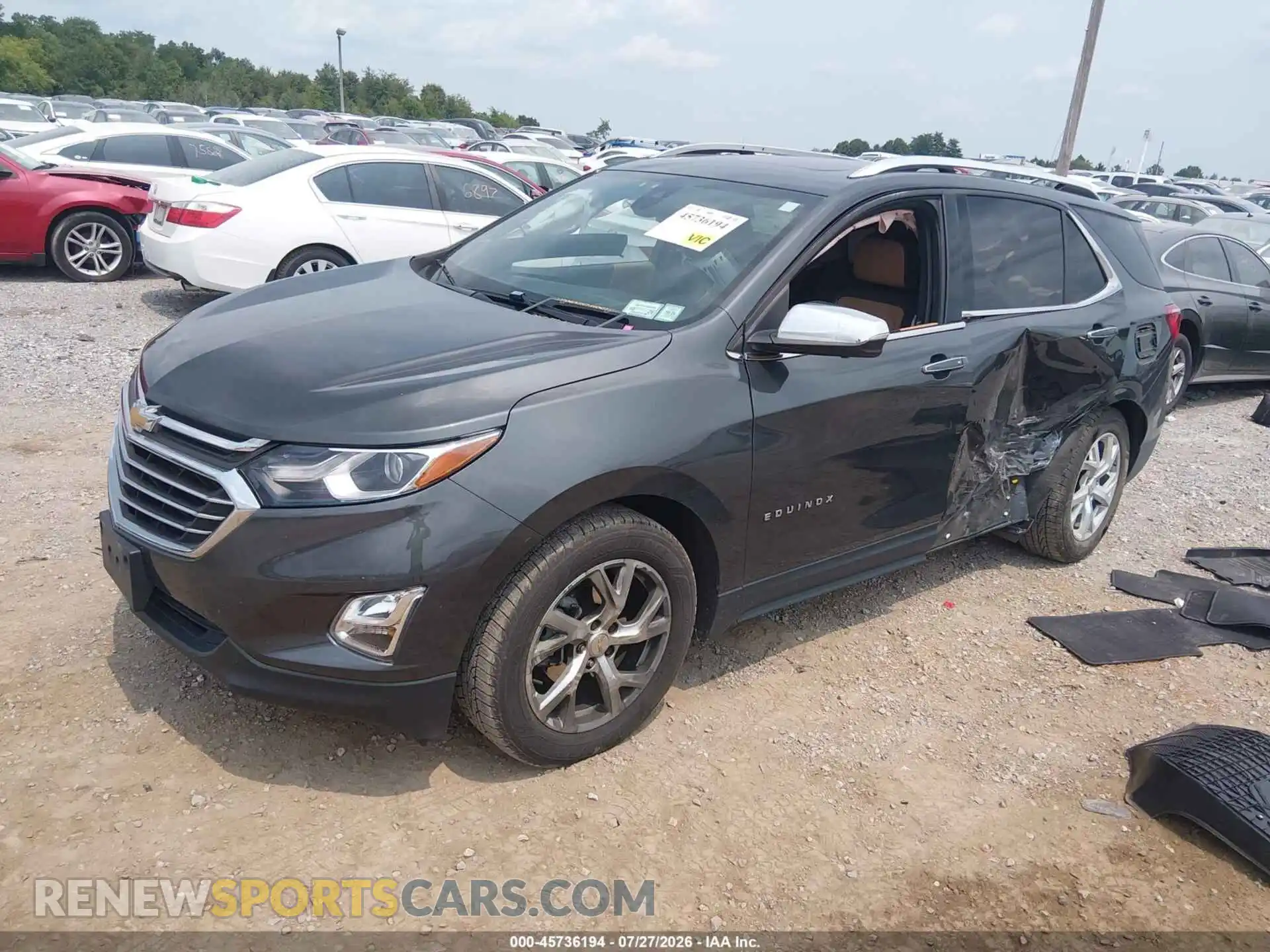 2 Photograph of a damaged car 2GNAXXEV5M6156133 CHEVROLET EQUINOX 2021
