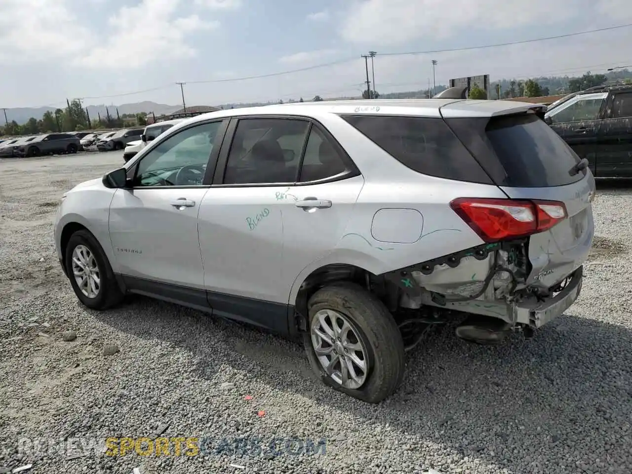 2 Фотография поврежденного автомобиля 3GNAXFEV8MS175190 CHEVROLET EQUINOX 2021