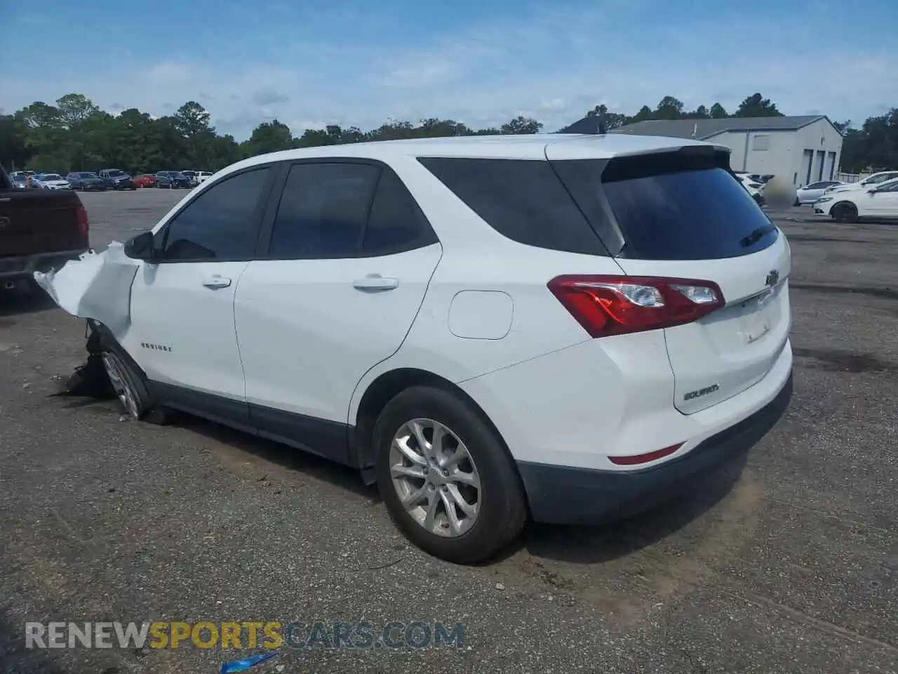 2 fotografías del automóvil dañado 3GNAXHEV2MS119550 CHEVROLET EQUINOX 2021
