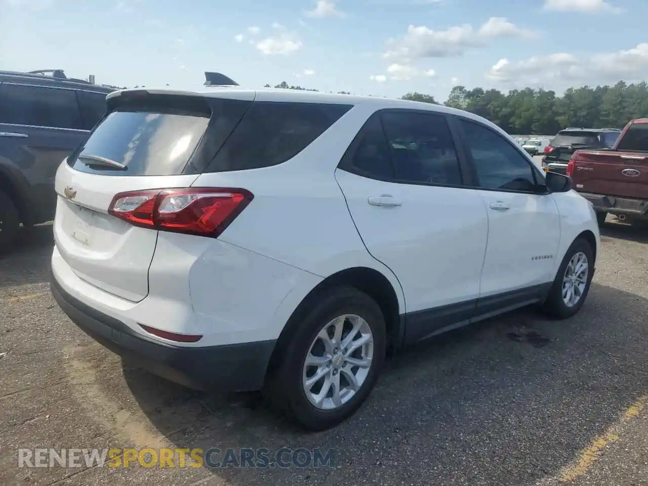3 fotografías del automóvil dañado 3GNAXHEV2MS119550 CHEVROLET EQUINOX 2021