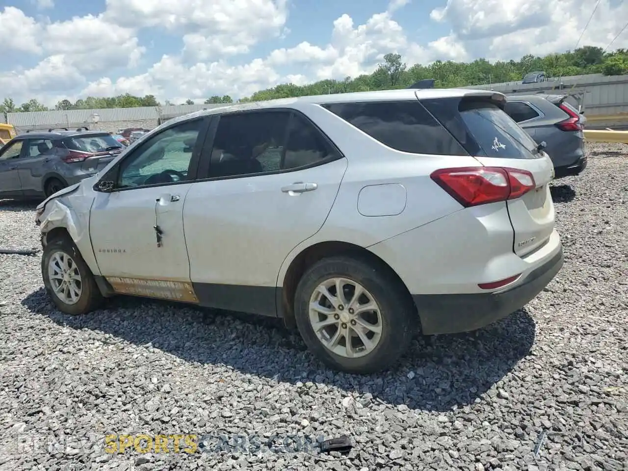 2 Photograph of a damaged car 3GNAXHEV2MS150622 CHEVROLET EQUINOX 2021