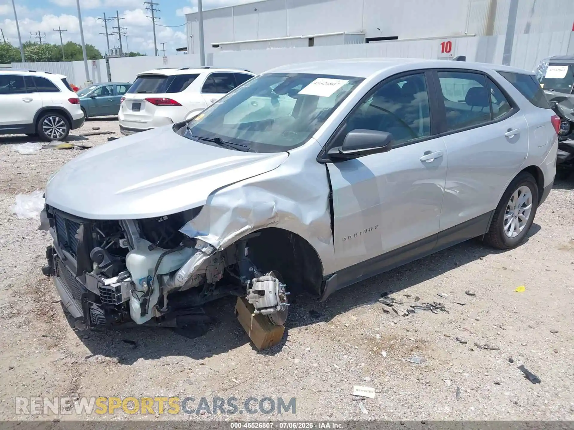 2 Photograph of a damaged car 3GNAXHEV2MS151804 CHEVROLET EQUINOX 2021