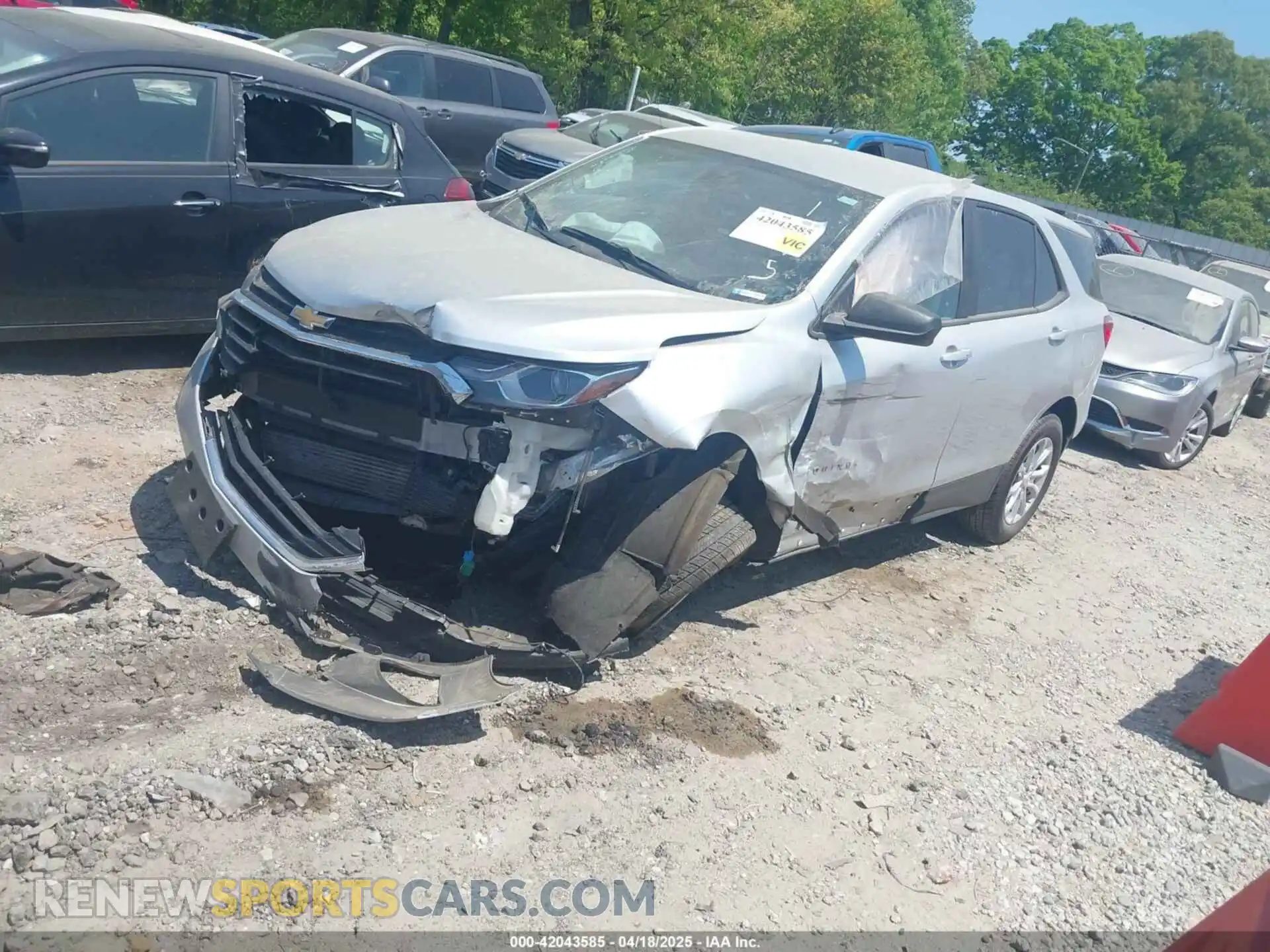 2 Фотография поврежденного автомобиля 3GNAXHEV4MS112115 CHEVROLET EQUINOX 2021