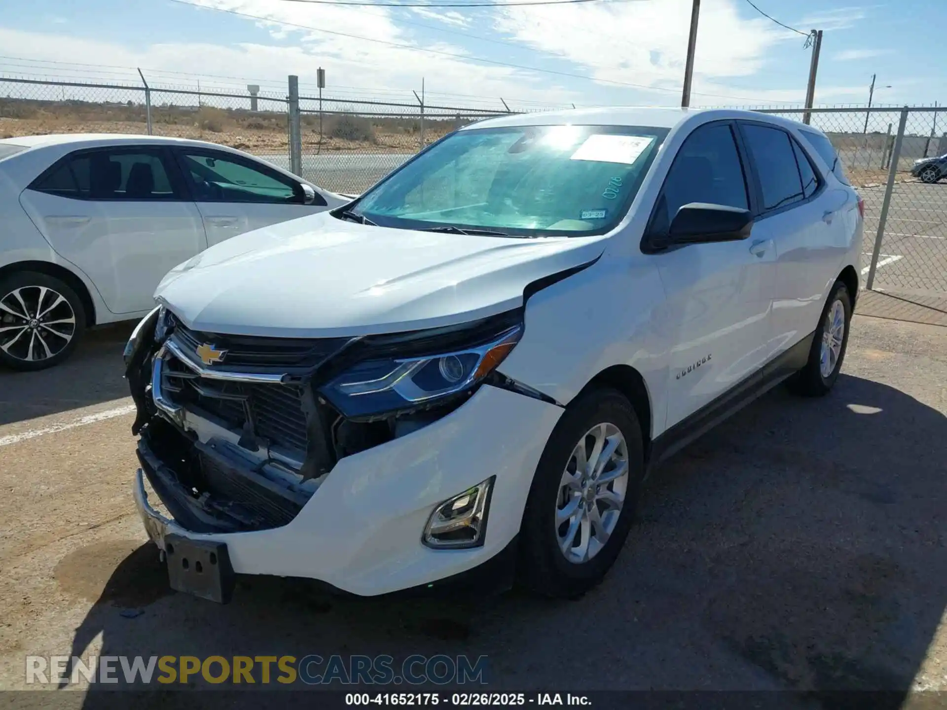 2 Photograph of a damaged car 3GNAXHEV4MS163405 CHEVROLET EQUINOX 2021