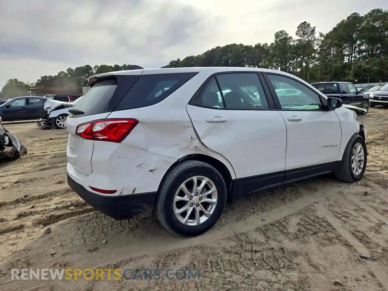 3 fotografías del automóvil dañado 3GNAXHEV4MS176543 CHEVROLET EQUINOX 2021