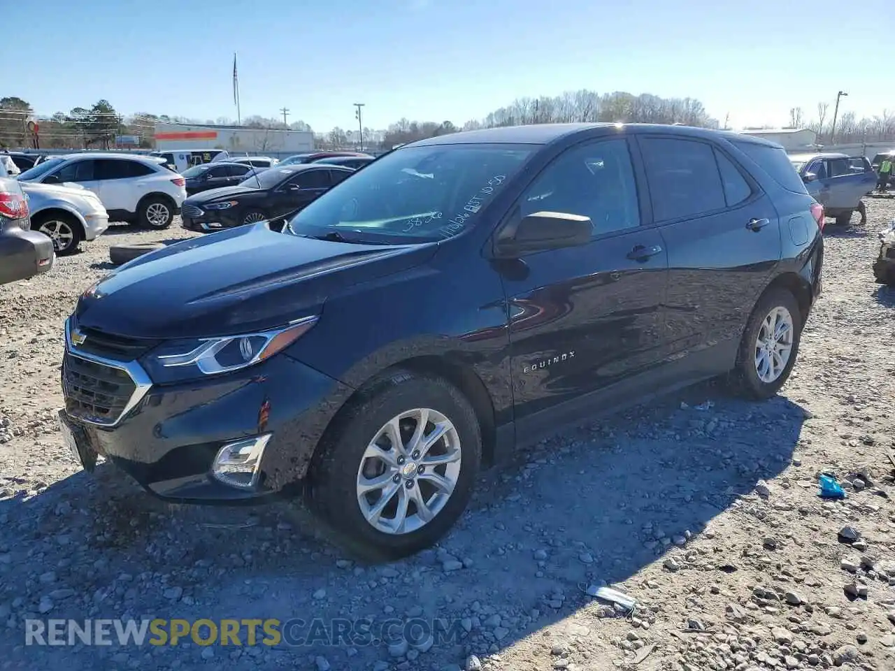 1 Photograph of a damaged car 3GNAXHEV7MS123836 CHEVROLET EQUINOX 2021