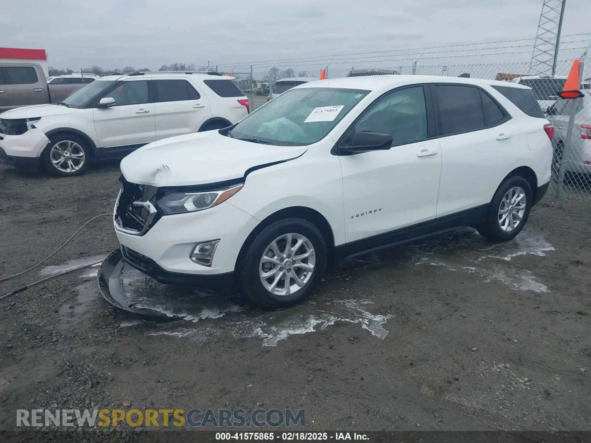 2 Photograph of a damaged car 3GNAXHEV7MS170476 CHEVROLET EQUINOX 2021