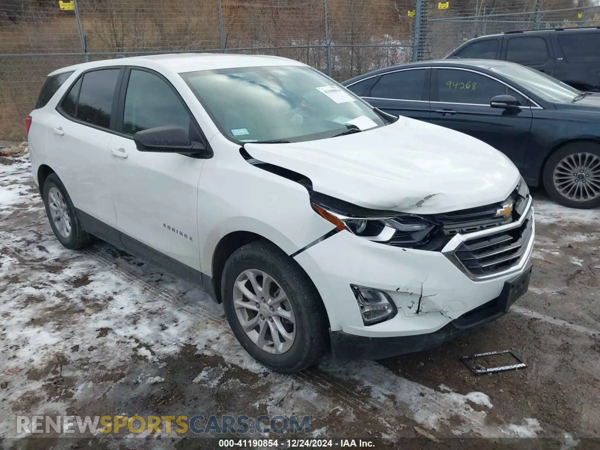 1 Photograph of a damaged car 3GNAXHEV8MS160152 CHEVROLET EQUINOX 2021