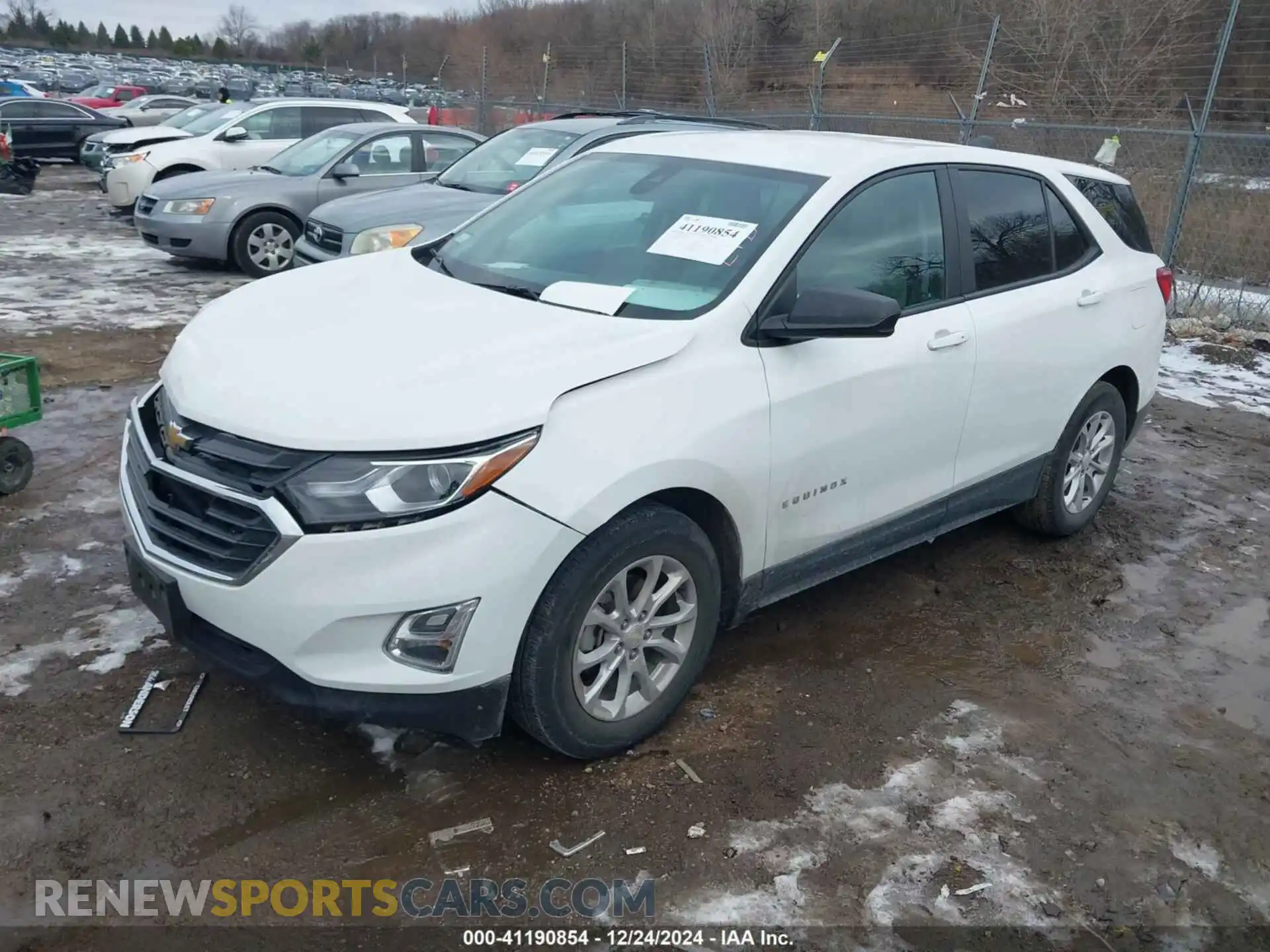 2 Photograph of a damaged car 3GNAXHEV8MS160152 CHEVROLET EQUINOX 2021