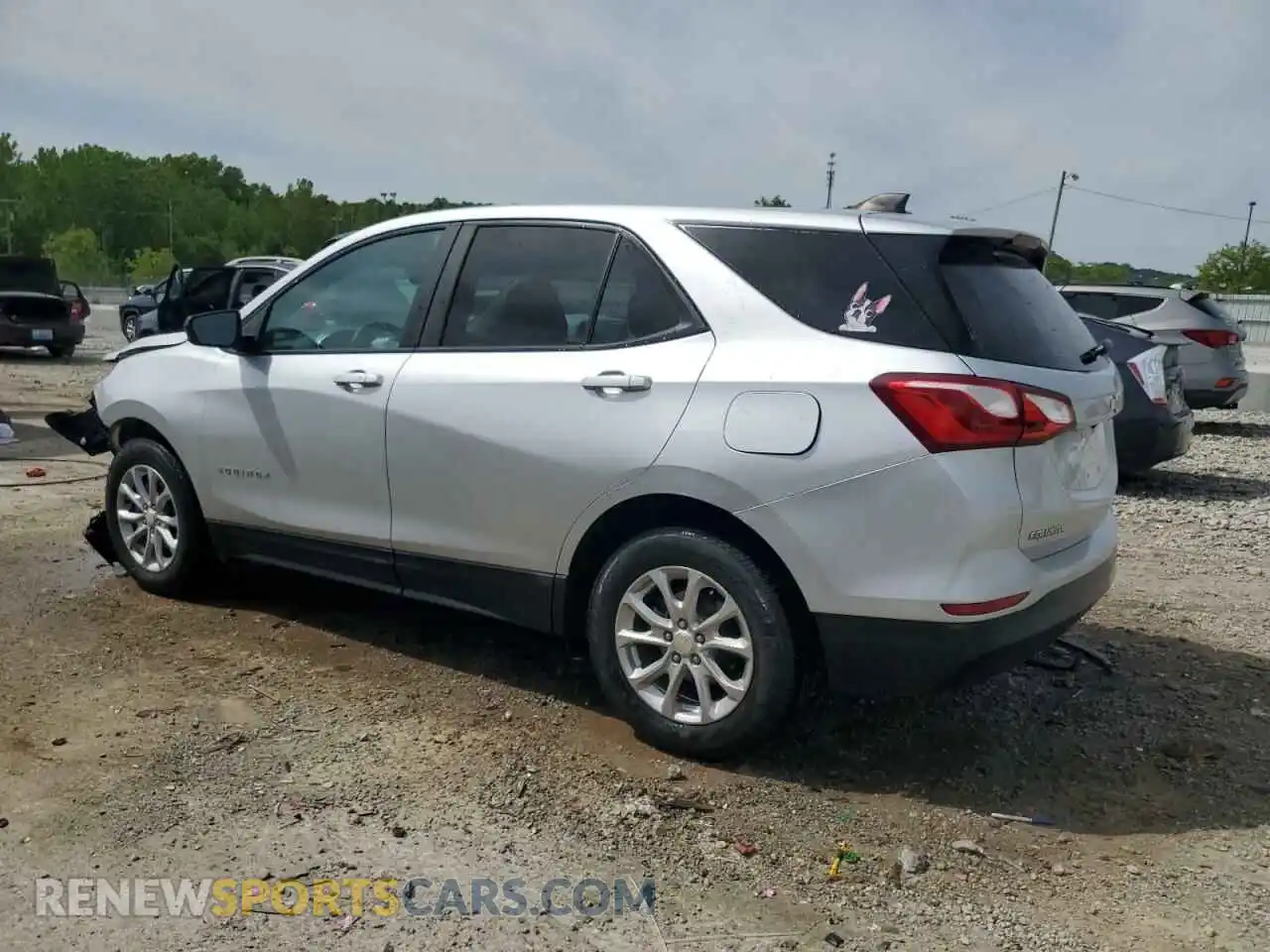 2 Photograph of a damaged car 3GNAXHEV8MS165884 CHEVROLET EQUINOX 2021