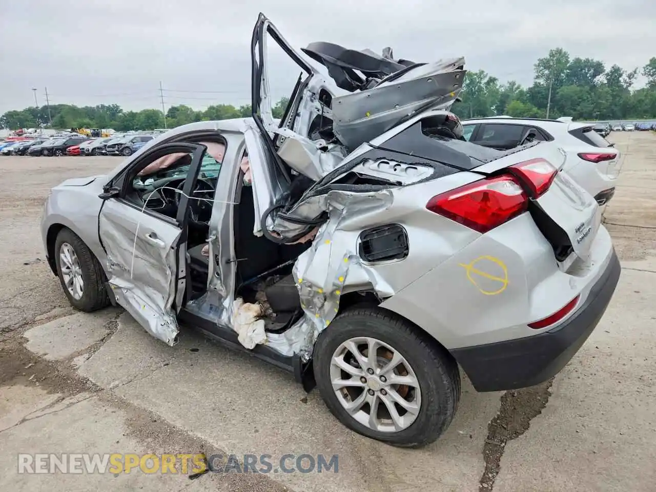 2 Photograph of a damaged car 3GNAXHEVXMS154109 CHEVROLET EQUINOX 2021