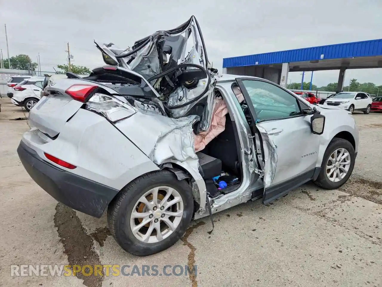 3 Photograph of a damaged car 3GNAXHEVXMS154109 CHEVROLET EQUINOX 2021