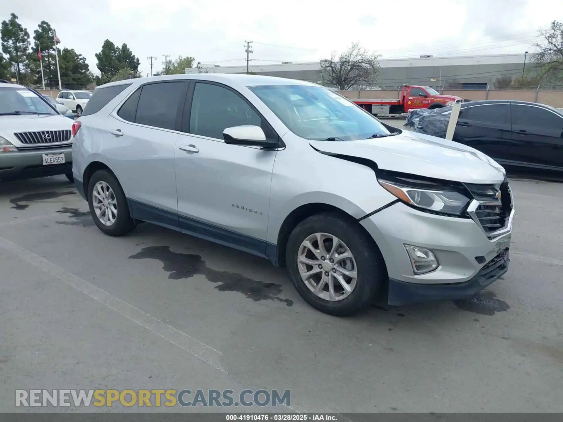 1 Photograph of a damaged car 3GNAXJEV0MS162016 CHEVROLET EQUINOX 2021
