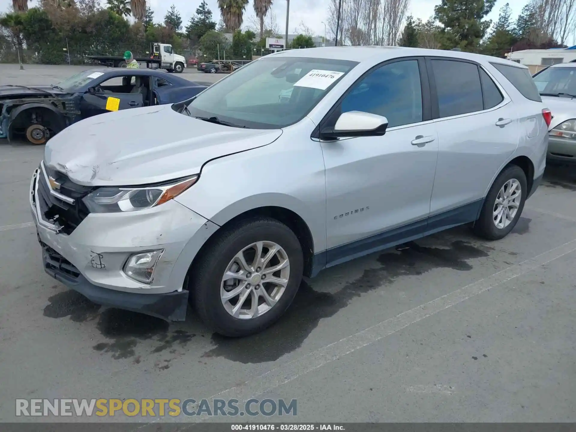 2 Photograph of a damaged car 3GNAXJEV0MS162016 CHEVROLET EQUINOX 2021