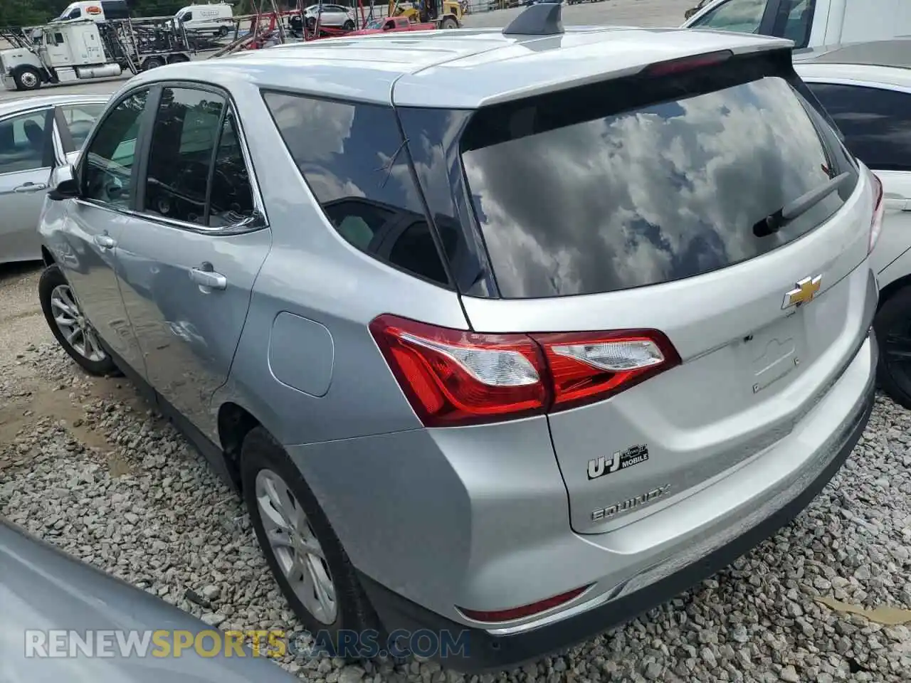 2 fotografías del automóvil dañado 3GNAXJEV2MS160591 CHEVROLET EQUINOX 2021