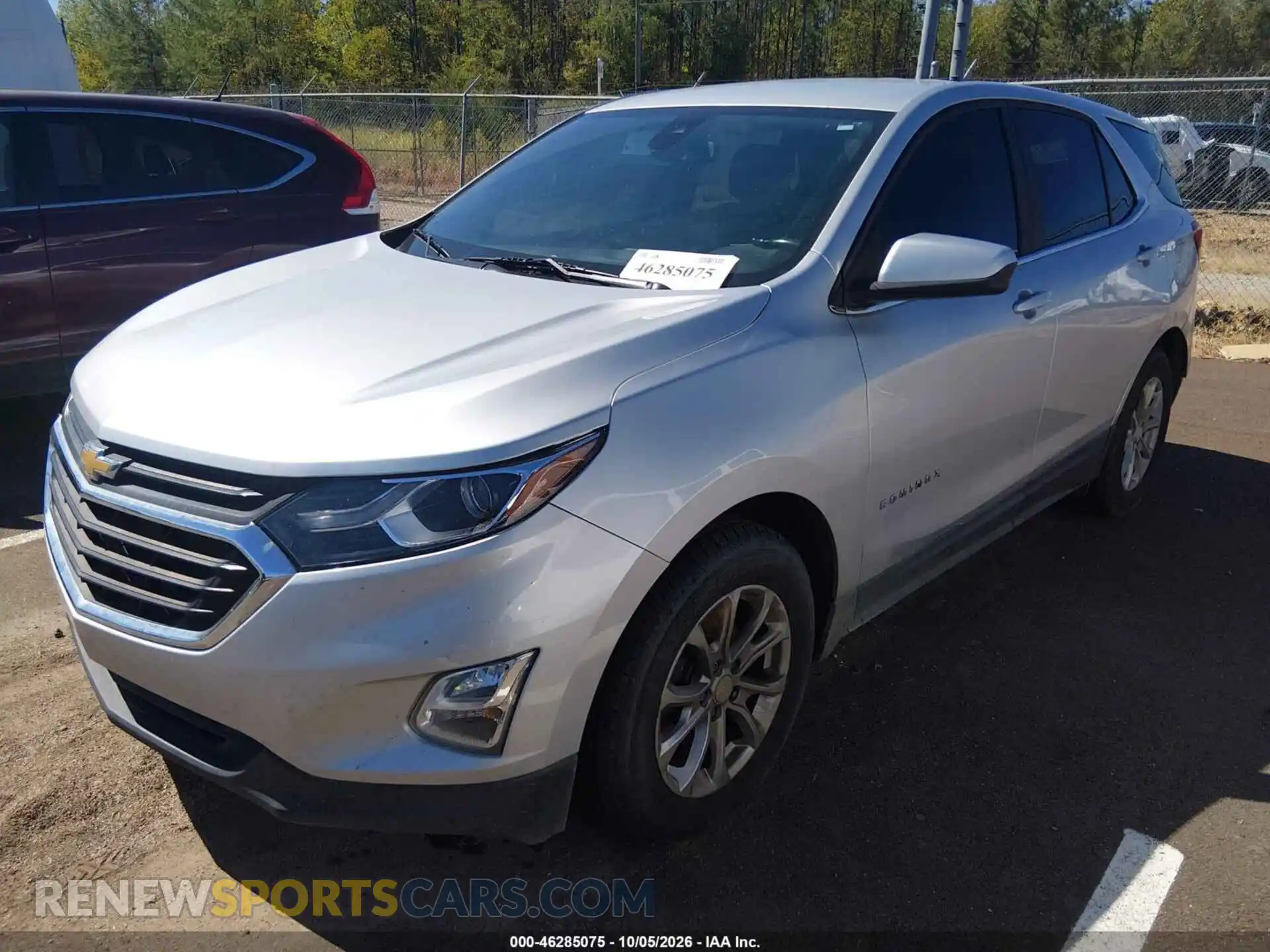 2 fotografías del automóvil dañado 3GNAXJEV2MS160882 CHEVROLET EQUINOX 2021