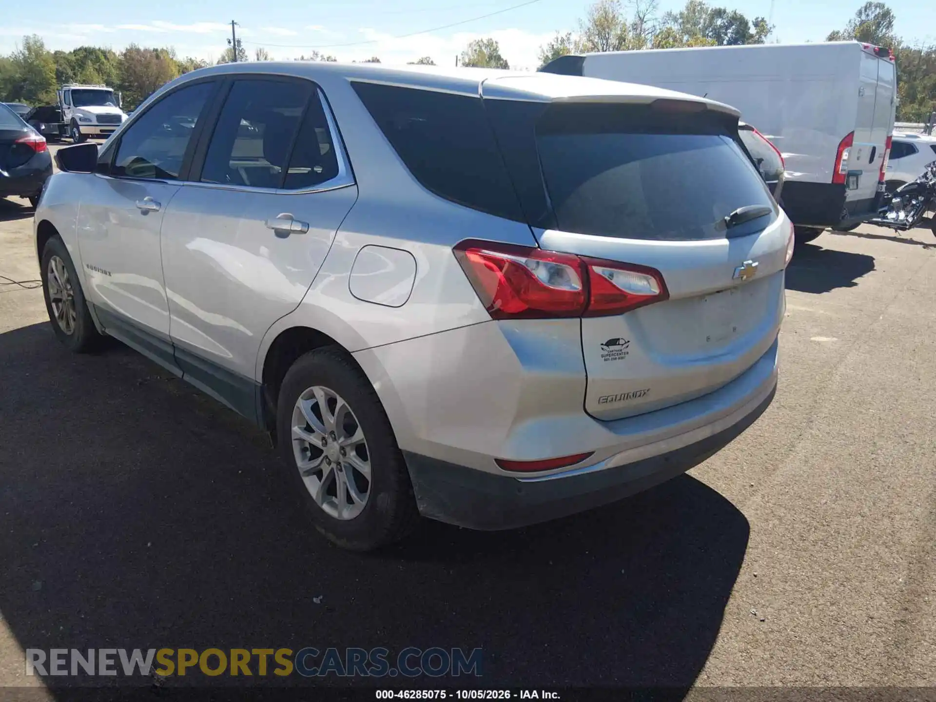 3 fotografías del automóvil dañado 3GNAXJEV2MS160882 CHEVROLET EQUINOX 2021