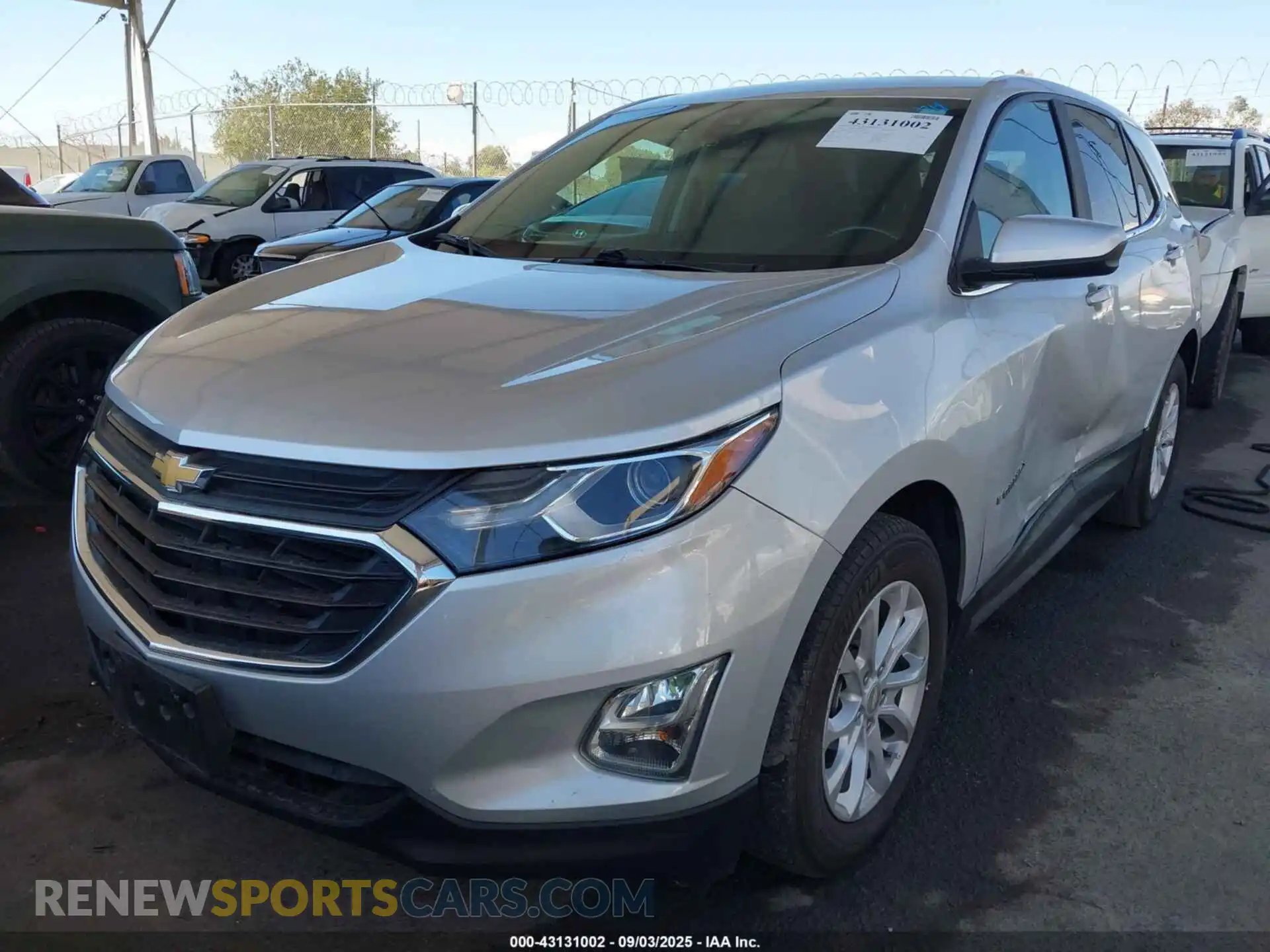 2 Photograph of a damaged car 3GNAXJEV6MS161985 CHEVROLET EQUINOX 2021