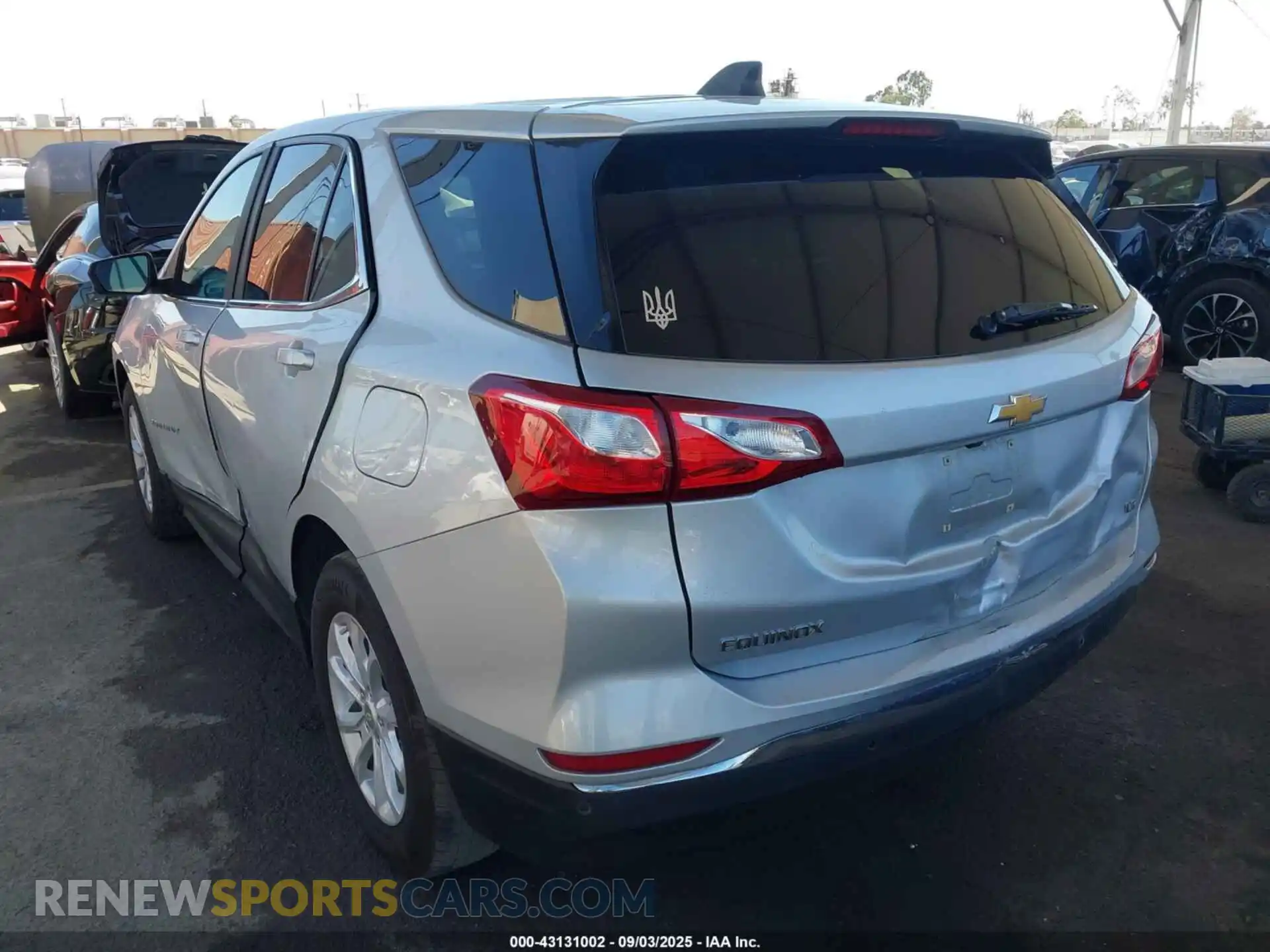 3 Photograph of a damaged car 3GNAXJEV6MS161985 CHEVROLET EQUINOX 2021