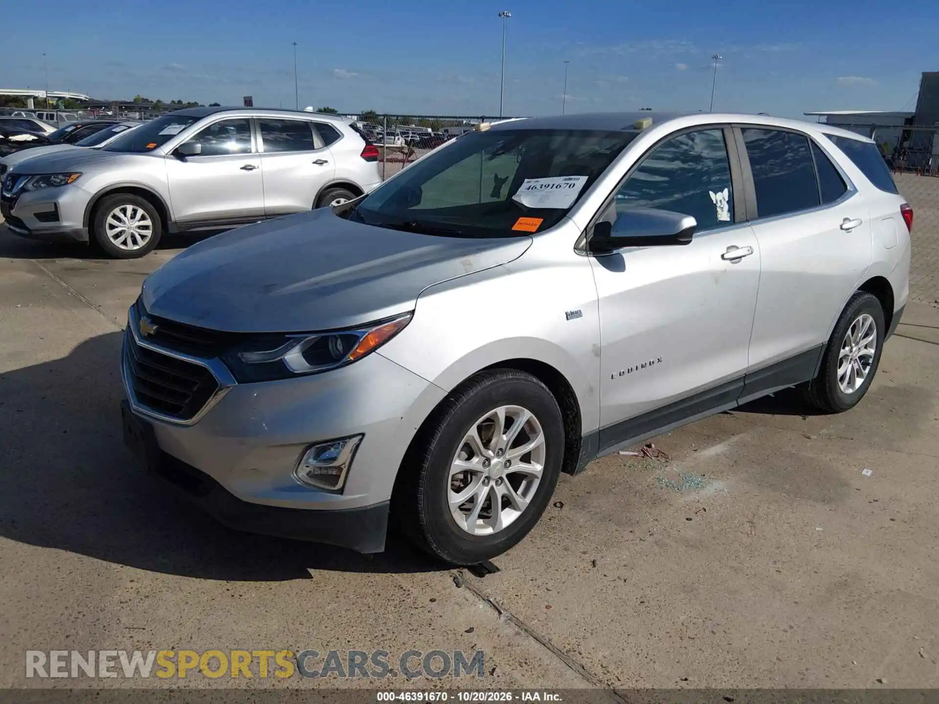 2 fotografías del automóvil dañado 3GNAXJEV8MS160983 CHEVROLET EQUINOX 2021