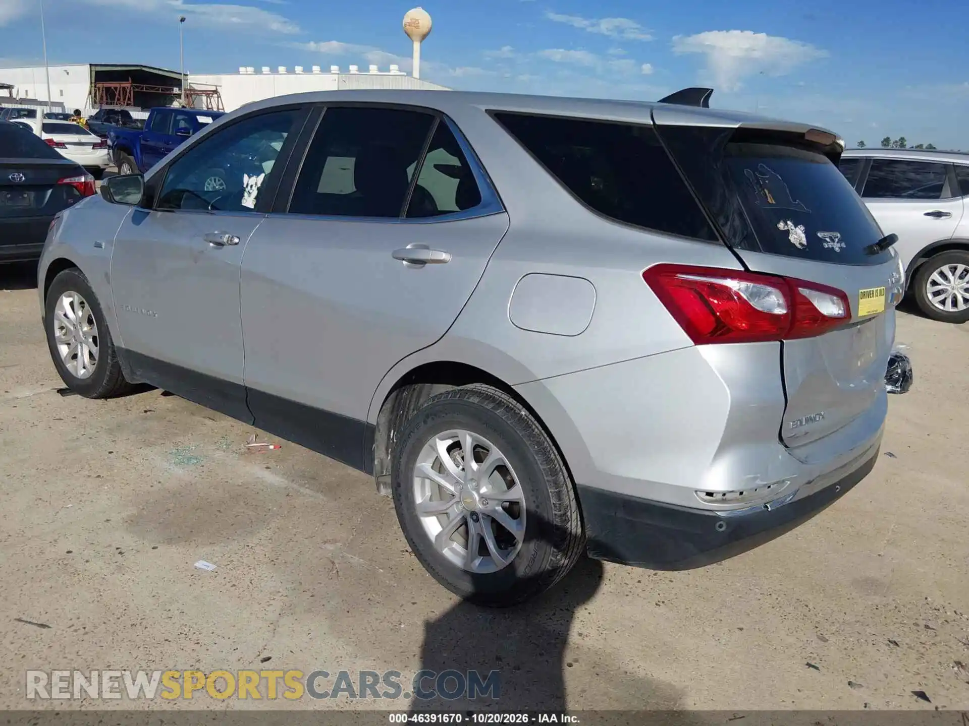 3 fotografías del automóvil dañado 3GNAXJEV8MS160983 CHEVROLET EQUINOX 2021