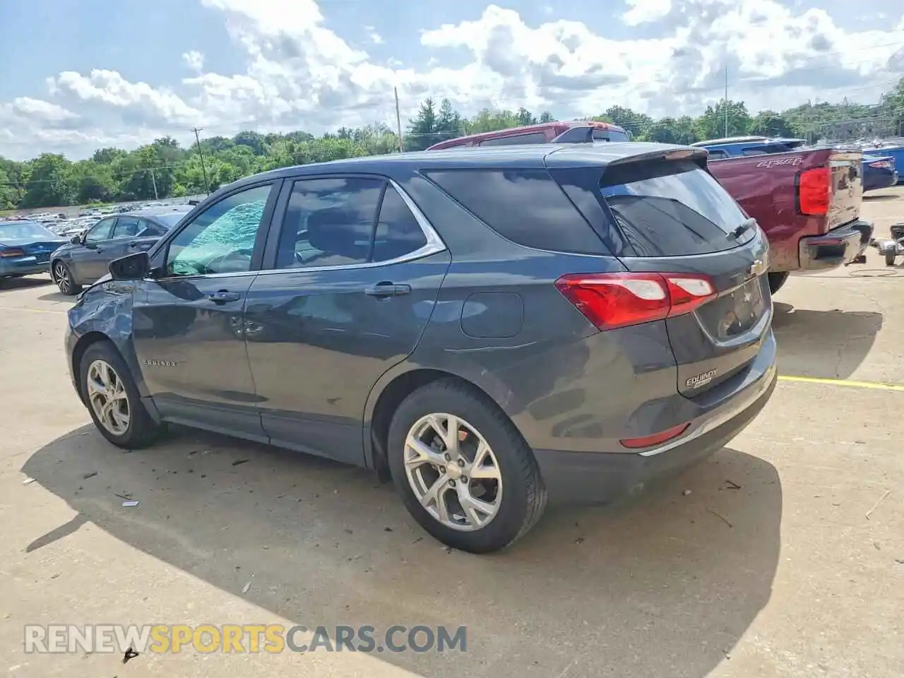 2 Photograph of a damaged car 3GNAXKEV0ML356870 CHEVROLET EQUINOX 2021