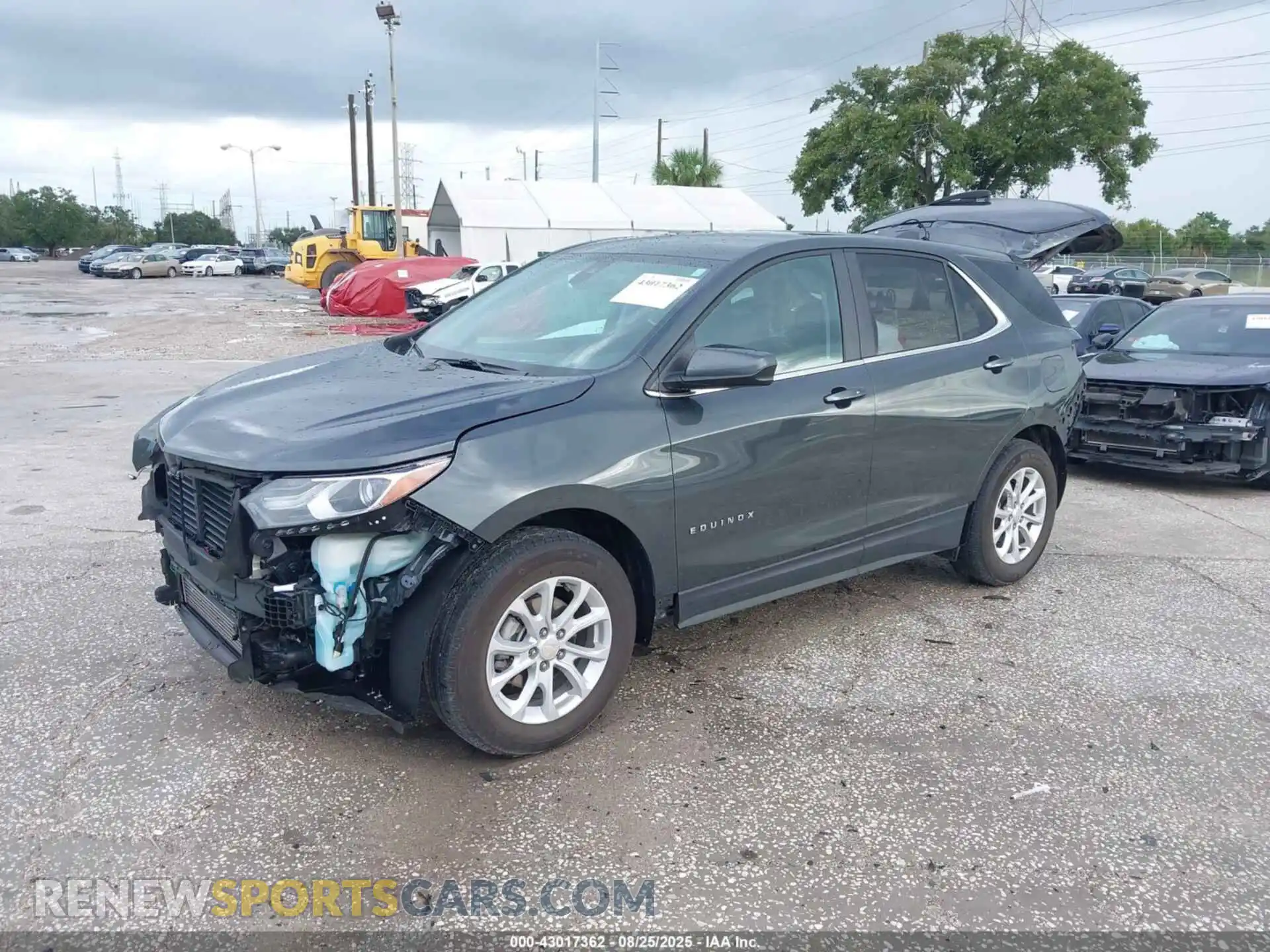 2 Photograph of a damaged car 3GNAXKEV0ML378660 CHEVROLET EQUINOX 2021
