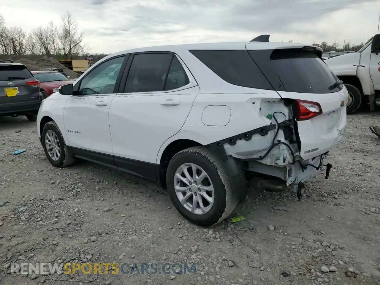2 Photograph of a damaged car 3GNAXKEV1ML353301 CHEVROLET EQUINOX 2021