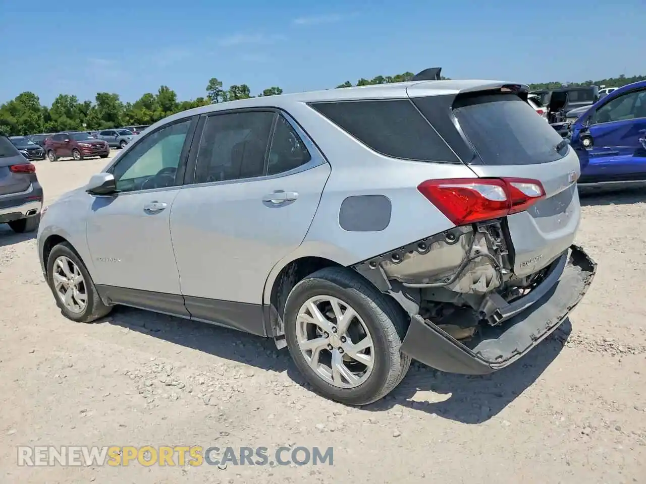 2 fotografías del automóvil dañado 3GNAXKEV1MS117656 CHEVROLET EQUINOX 2021