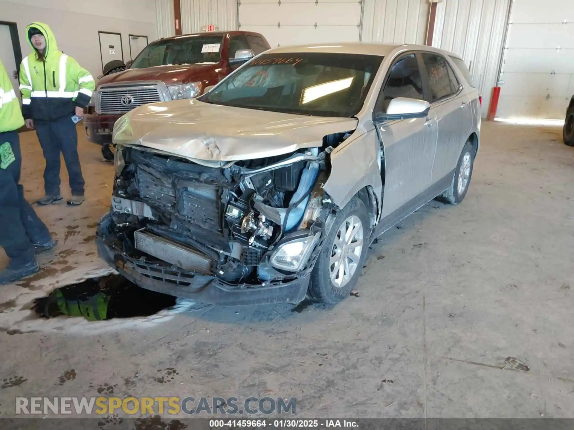 2 Photograph of a damaged car 3GNAXKEV1MS150320 CHEVROLET EQUINOX 2021