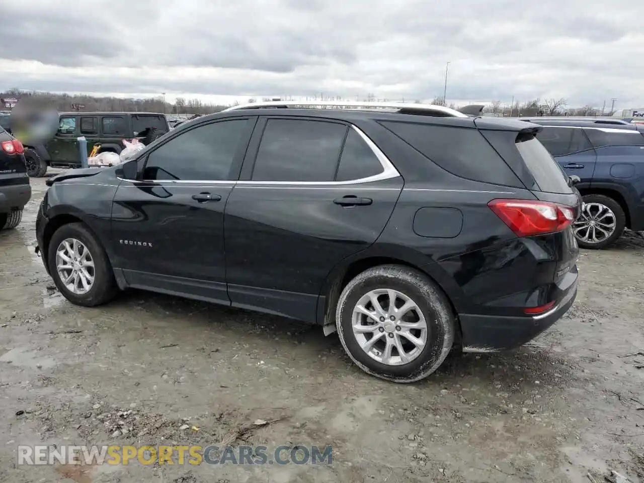 2 Photograph of a damaged car 3GNAXKEV2ML320212 CHEVROLET EQUINOX 2021