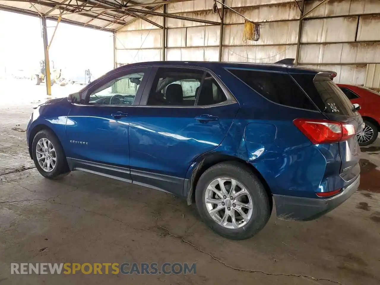 2 fotografías del automóvil dañado 3GNAXKEV3ML355082 CHEVROLET EQUINOX 2021
