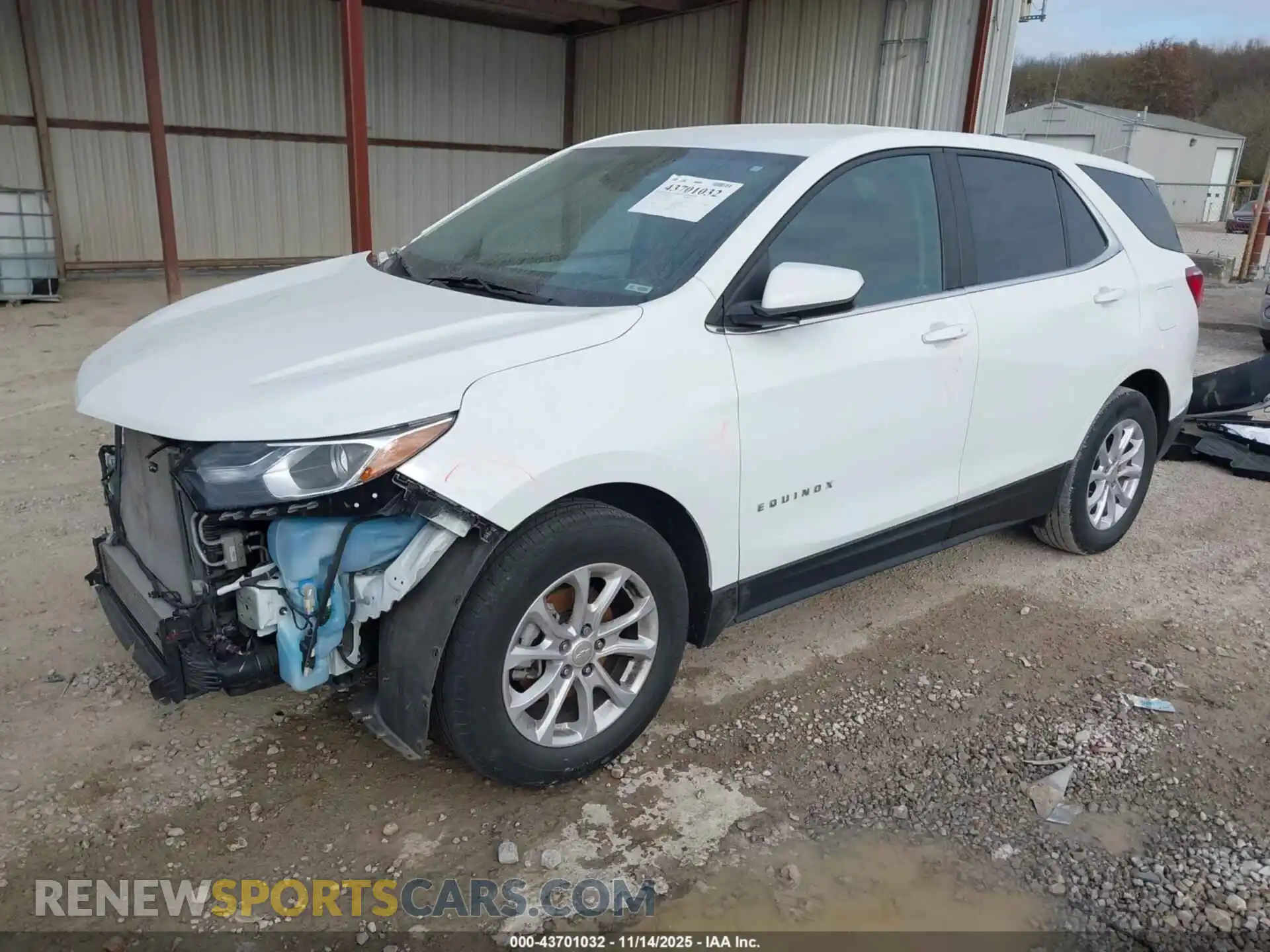 2 Photograph of a damaged car 3GNAXKEV3MS150321 CHEVROLET EQUINOX 2021