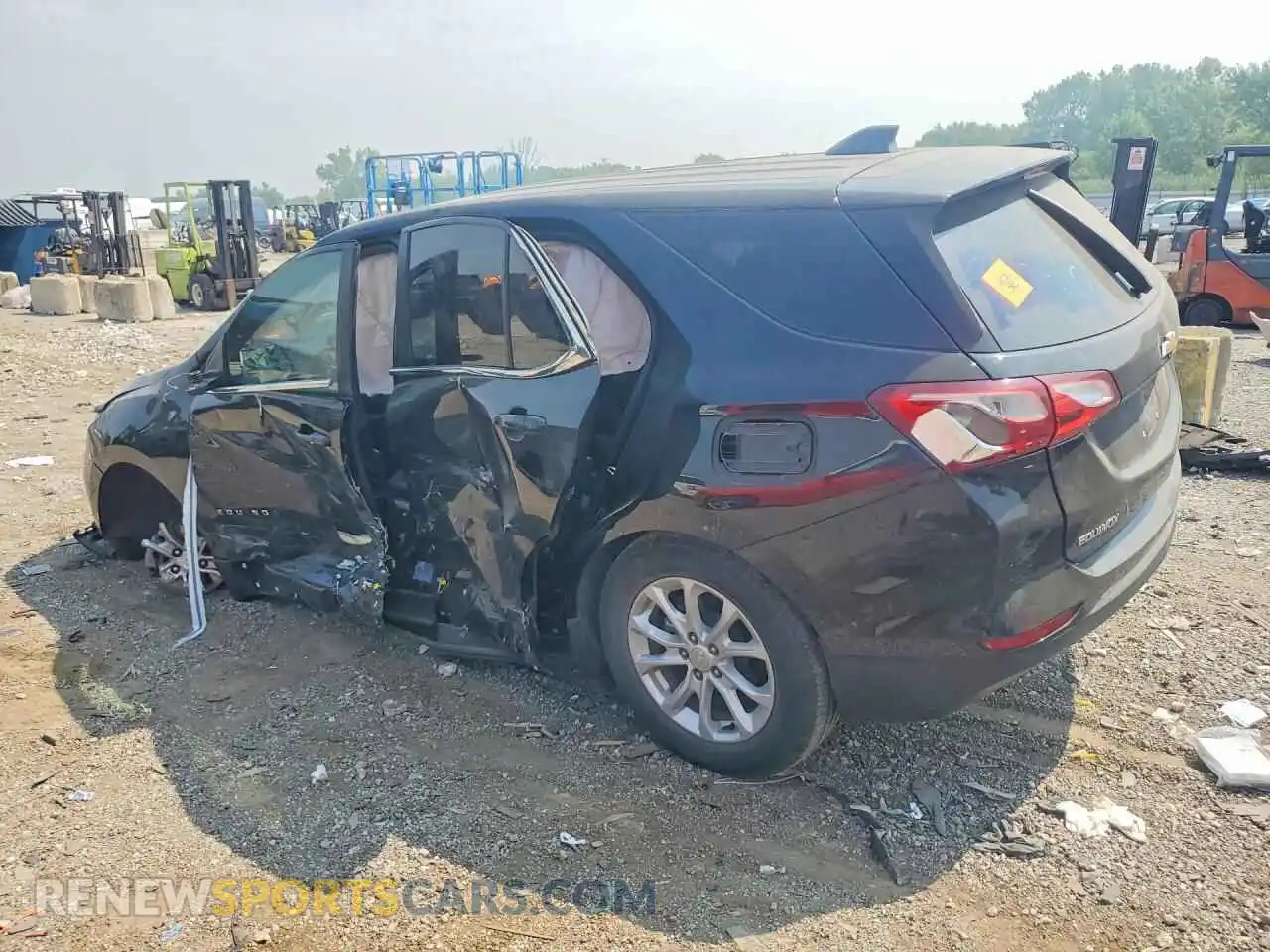 2 Photograph of a damaged car 3GNAXKEV4ML359643 CHEVROLET EQUINOX 2021