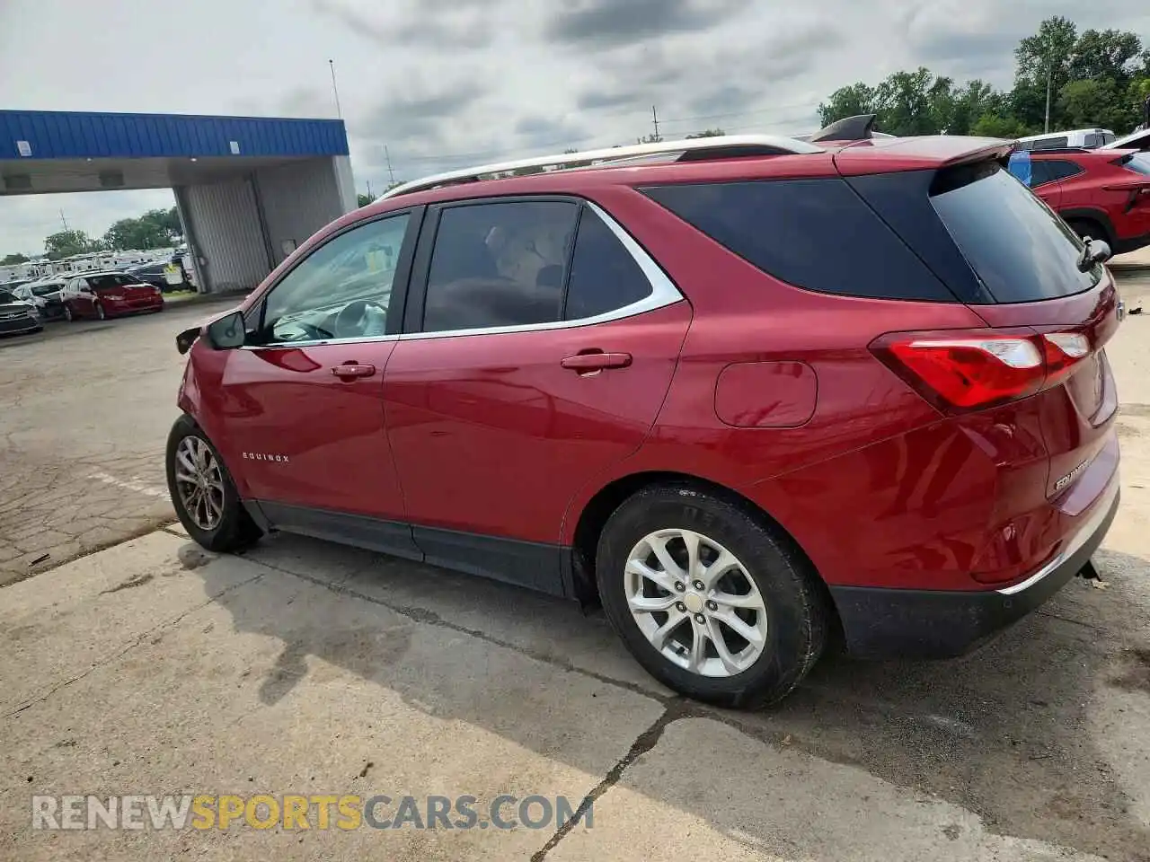 2 Photograph of a damaged car 3GNAXKEV6ML312341 CHEVROLET EQUINOX 2021
