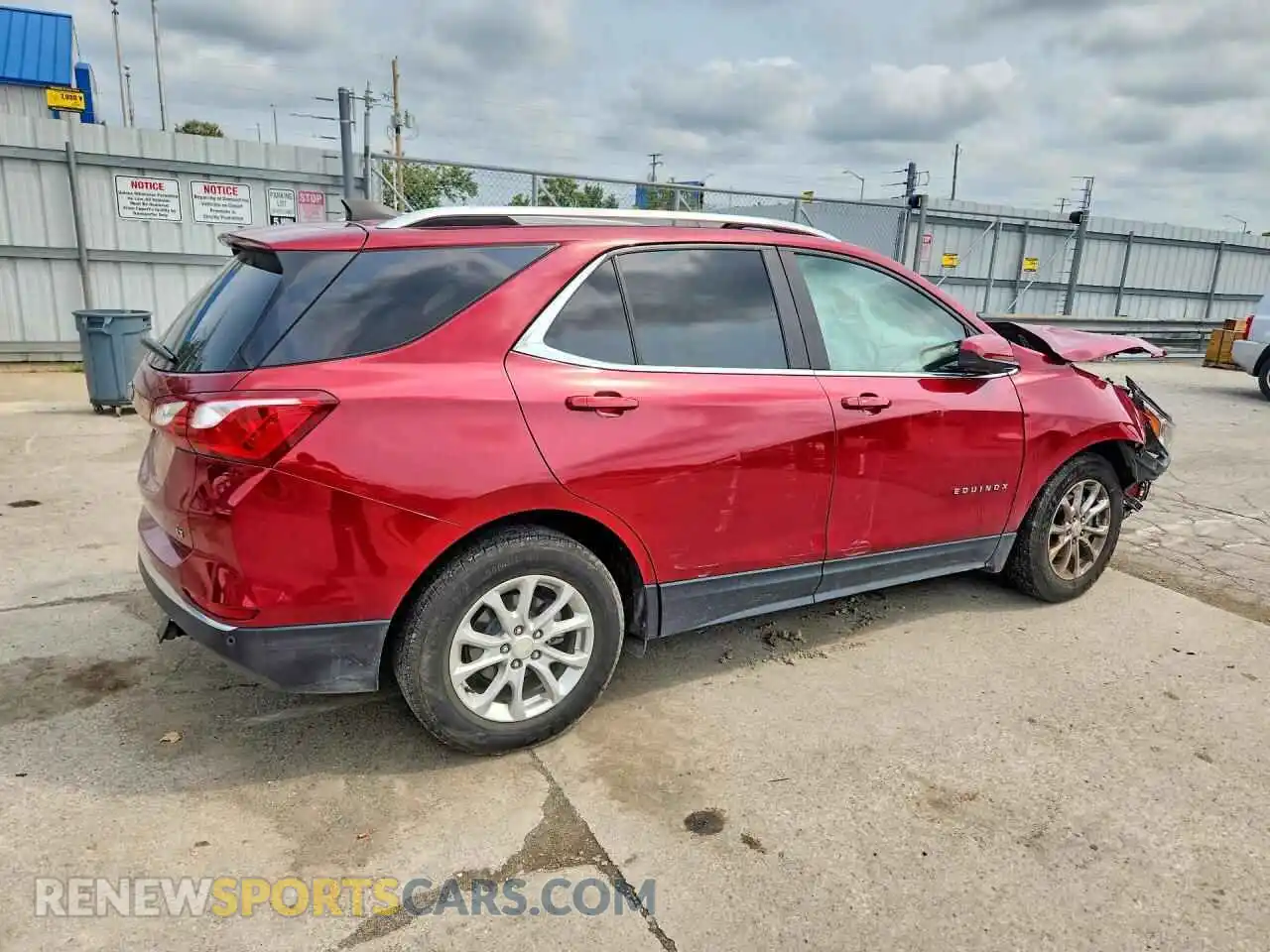 3 Photograph of a damaged car 3GNAXKEV6ML312341 CHEVROLET EQUINOX 2021