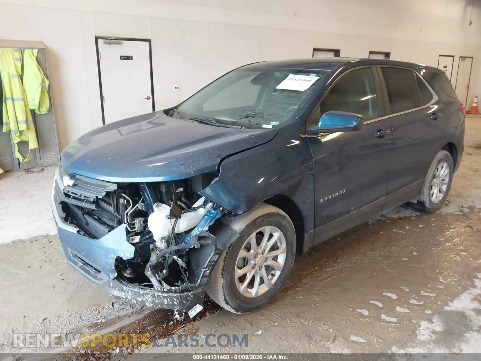 2 Photograph of a damaged car 3GNAXKEV6ML333545 CHEVROLET EQUINOX 2021
